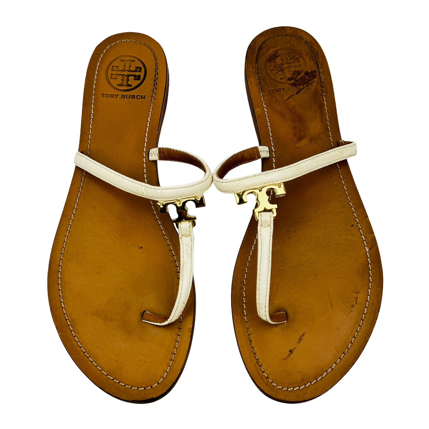 Tory Burch Leather Thong Sandal Slippers (Size 40.5)