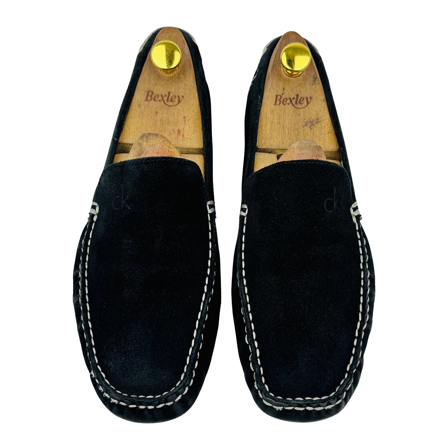 Calvin Klein Men's Black Suede Loafer (Size 42.5)