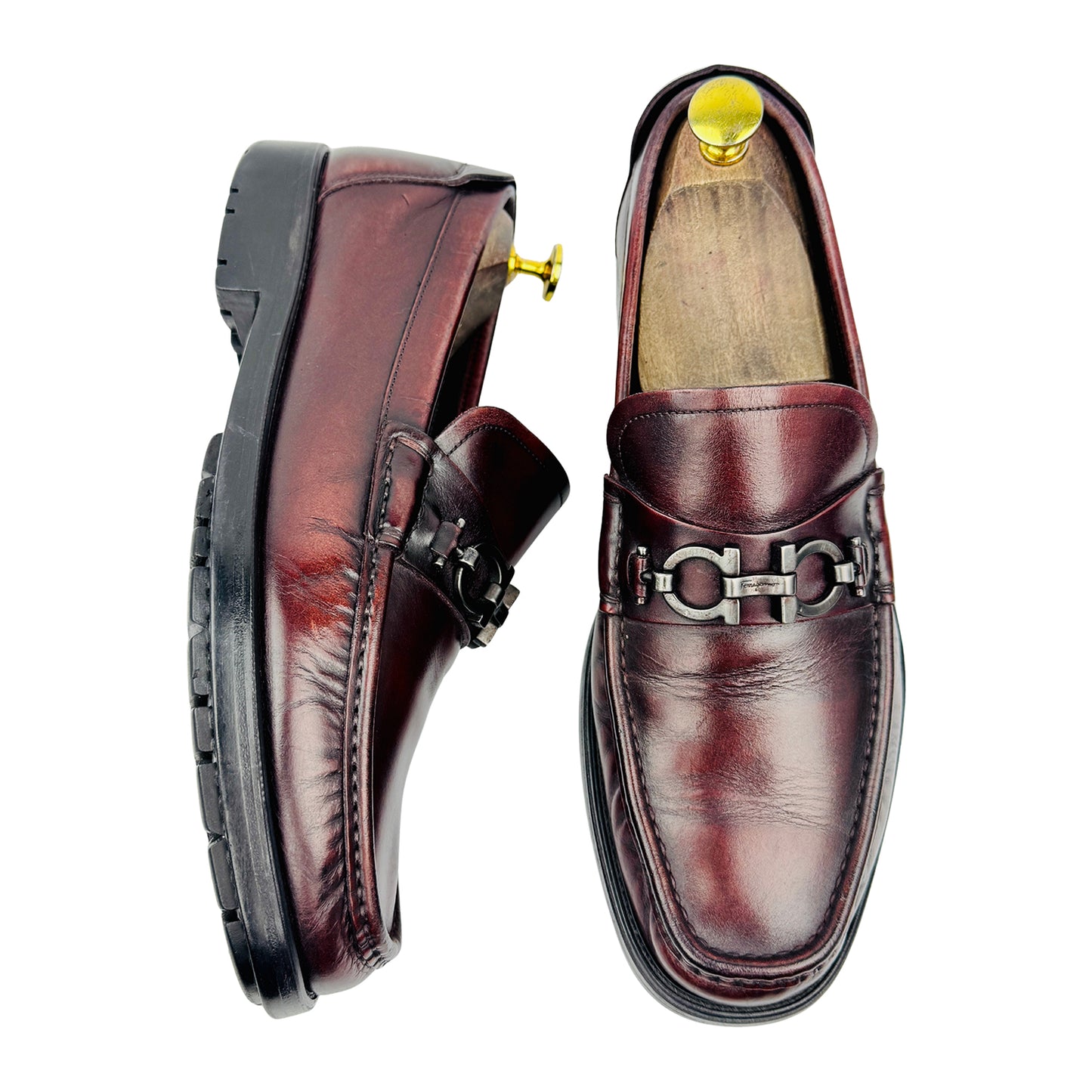 Salvatore Ferragamo David Gancini Bit Loafers (Size 42)