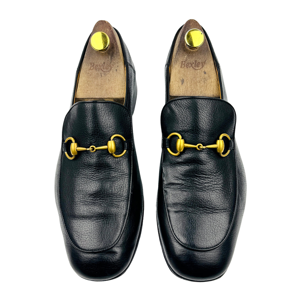 Gucci 1953 Black Leather Horsebit Loafers (Size 43)