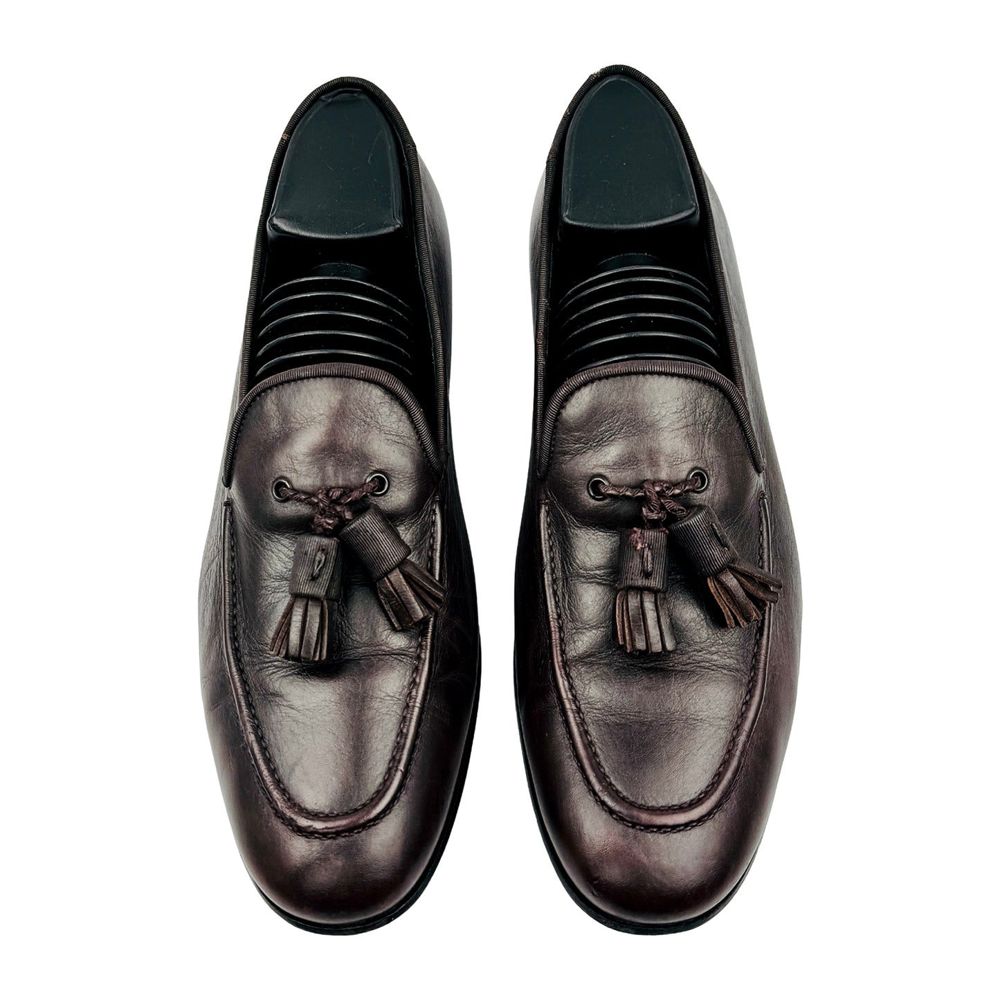 Salvatore Ferragamo Leather Tassel Loafers (Size 41/41.5)