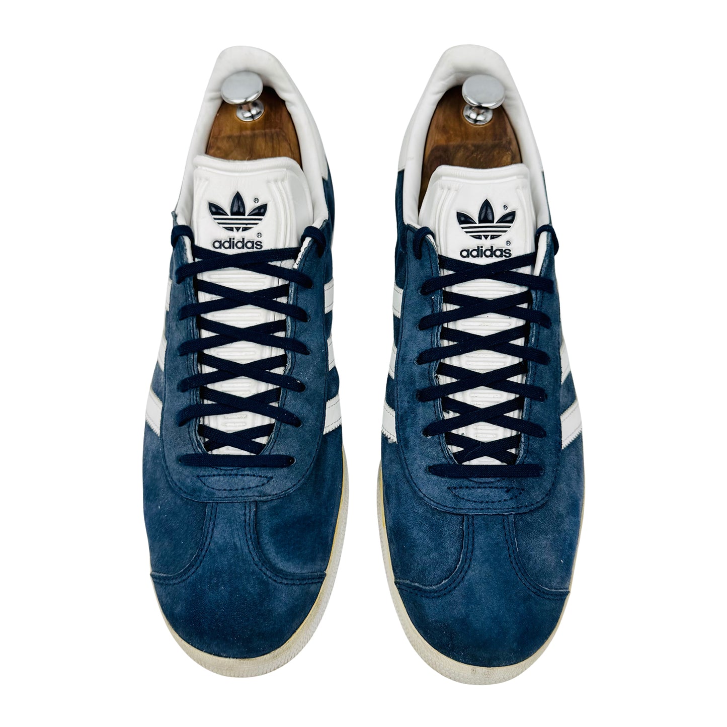 Adidas Gazelle Navy White Sneakers (Size 46) - BB5478