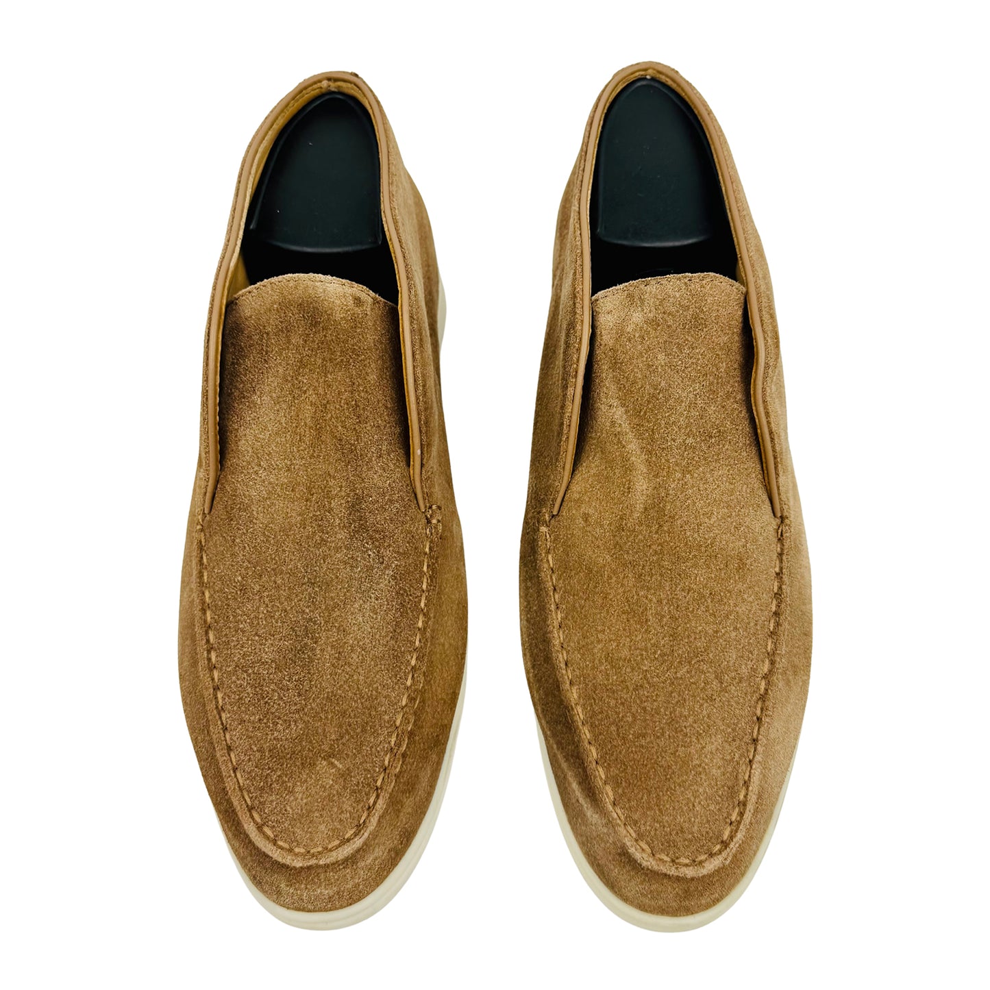 Loro Piana Open Walk Brown Suede Shoes (Size 38)