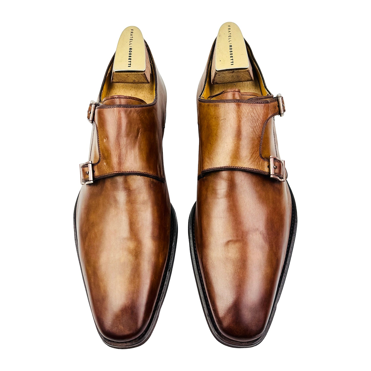 Magnanni Men's Double Monk Strap Shoes (Size 44)