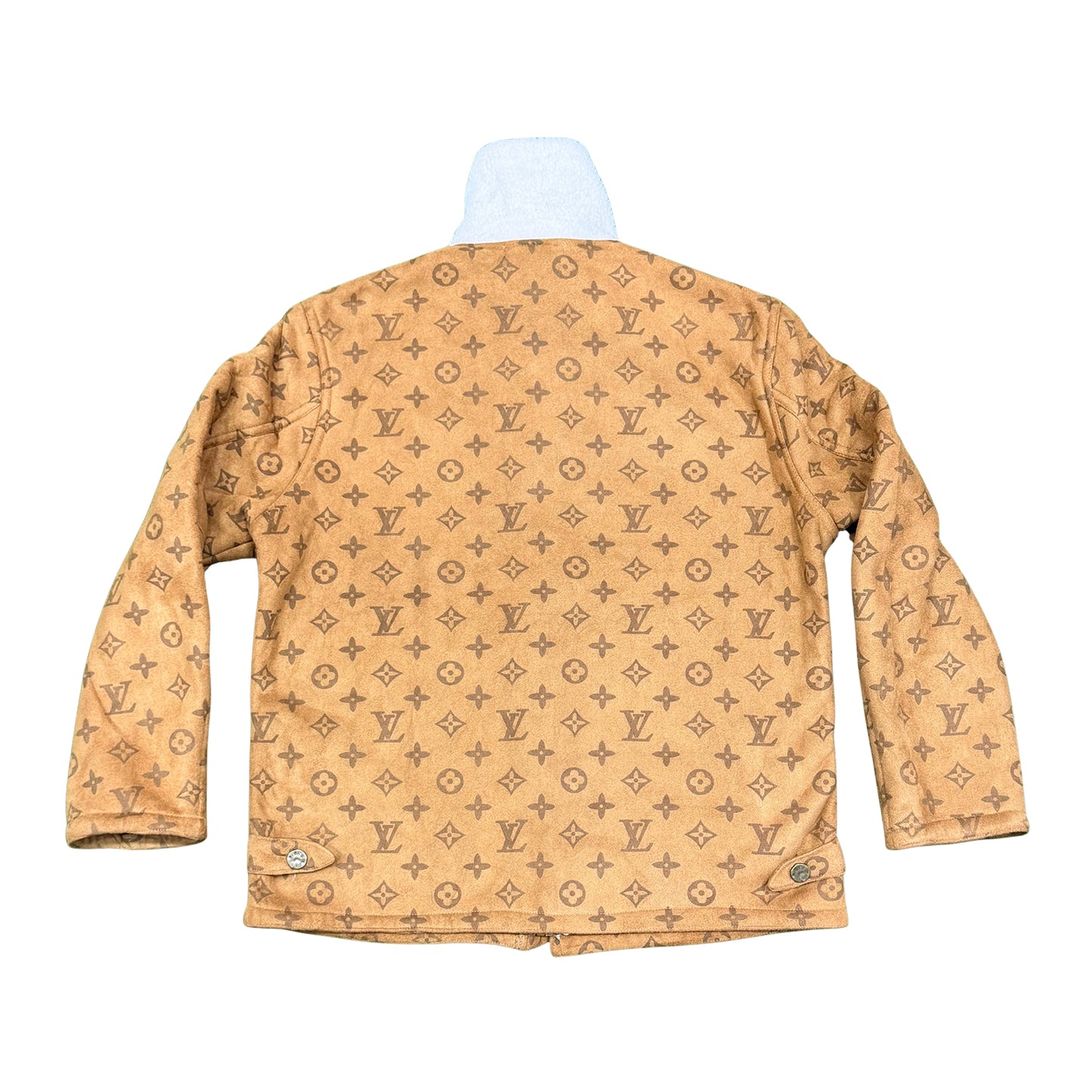 Louis Vuitton Monogram Shearling Blouson Jacket (Size Large)