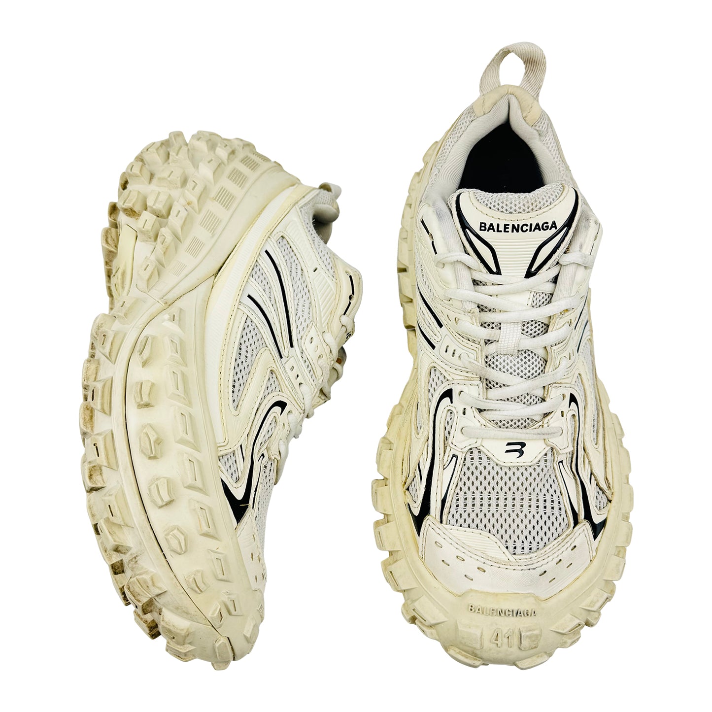 Balenciaga Men's Bouncer White Shoes (Size 41)