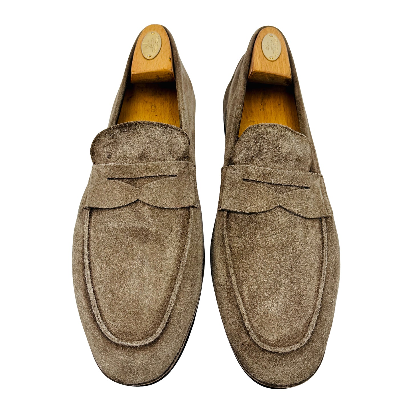 Tod's Gommino Suede Penny Brown Loafers (Size 43.5/44)