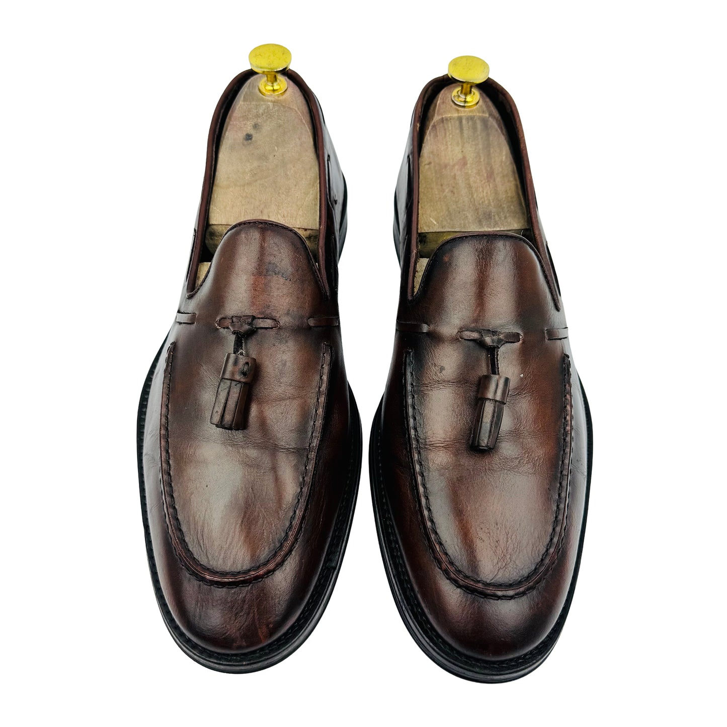 Massimo Dutti Men's Dark Brown Tassel Loafer (Size 42.5/43)
