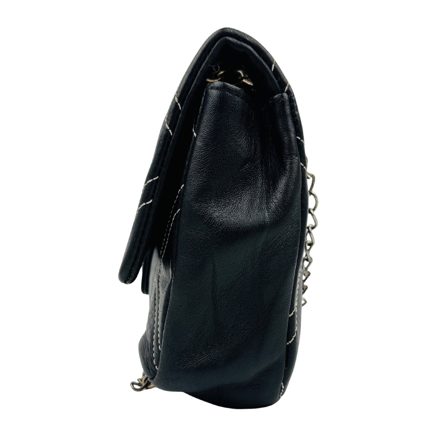 Chanel Ultimate Stitch Black Quilted Leather Flap Bag
