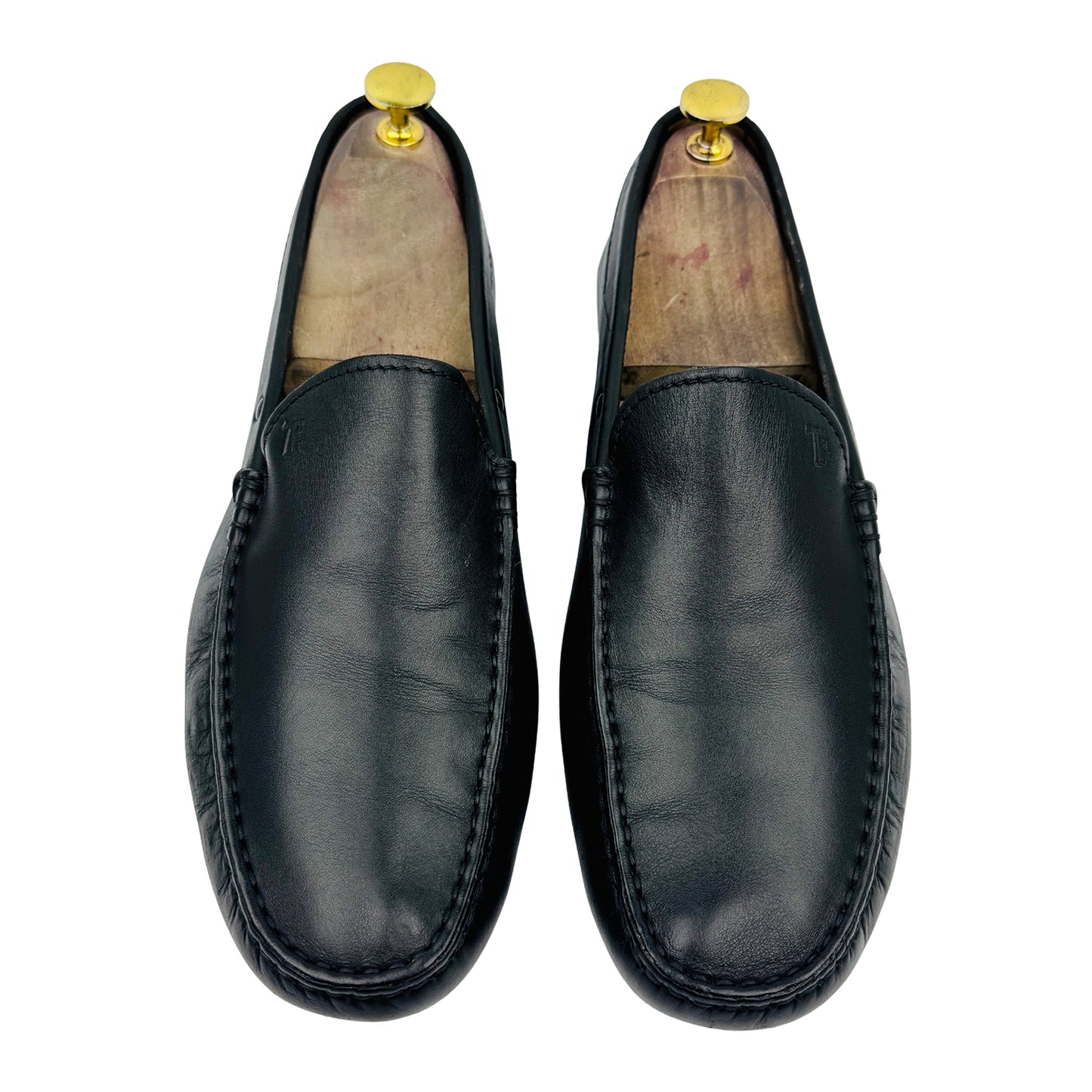 Tods Men's Leather Black Loafers (Size 42.5)