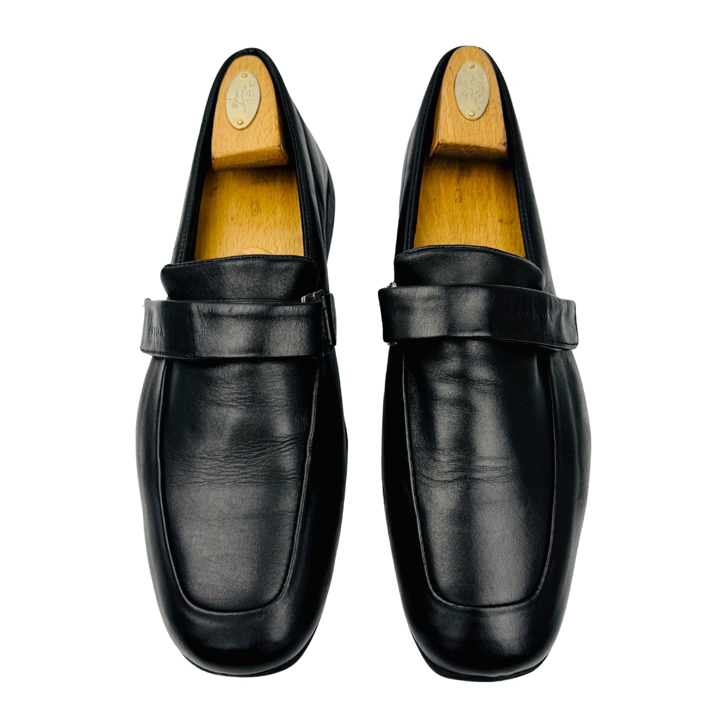 Prada Men's Black Italian Loafers (Size 43.5)
