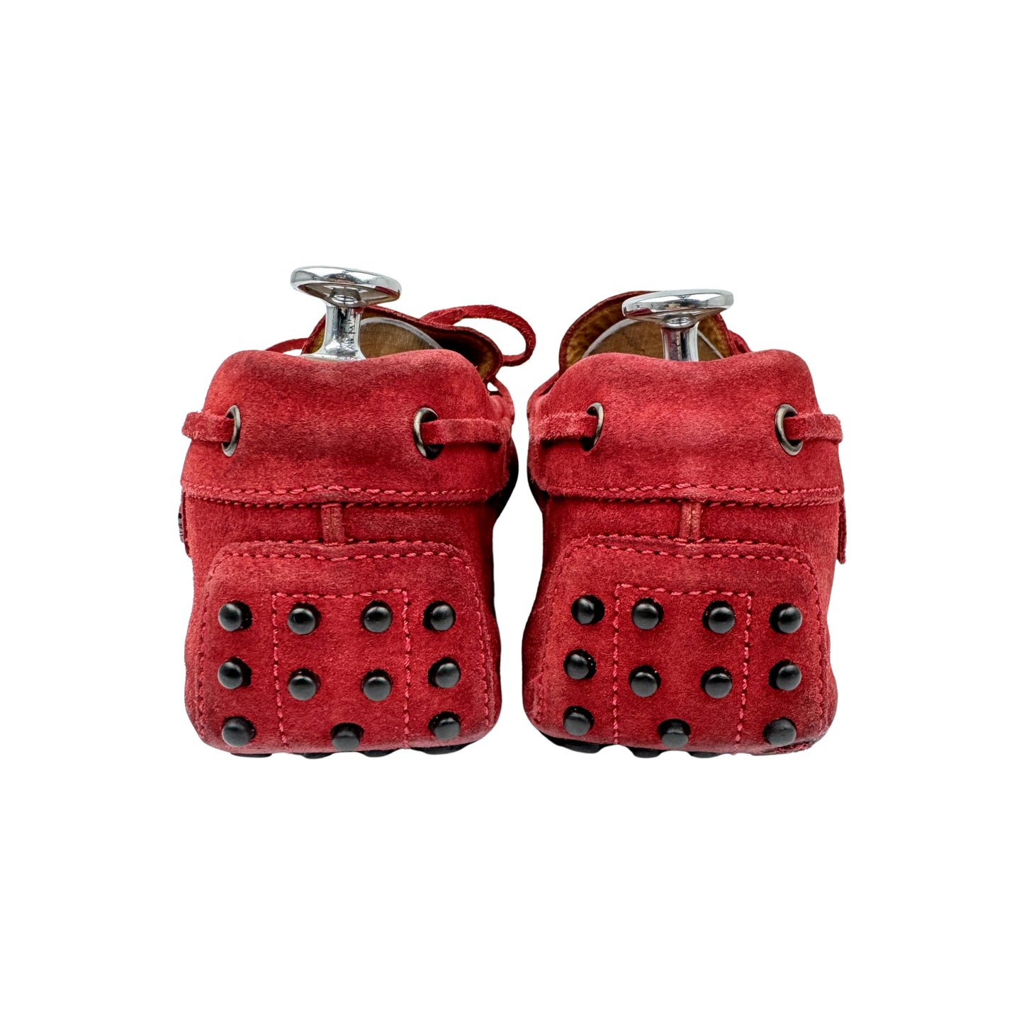 Tod's For Ferrari Red Gommino Driving Loafers (Size 43.5/44)