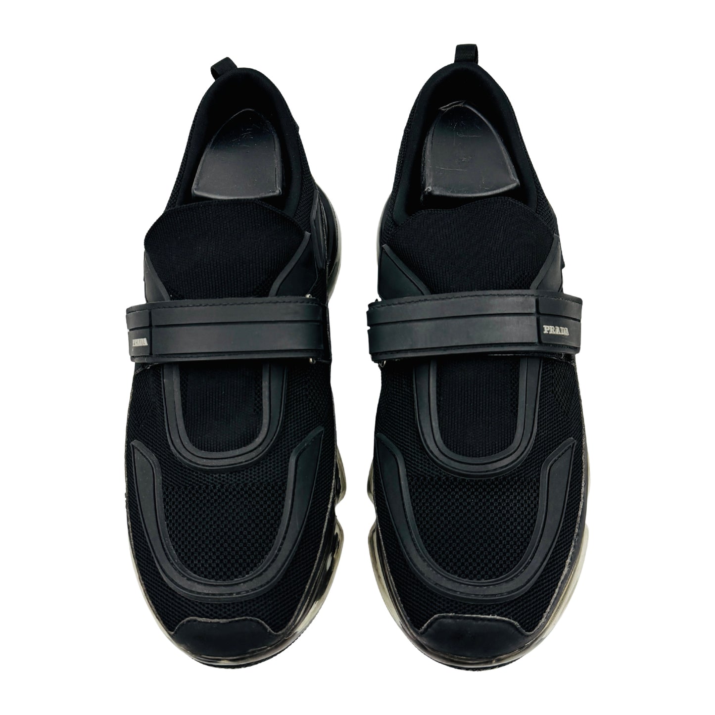 Prada Cloudbust Black Velcro Strap Shoes (Size 41)