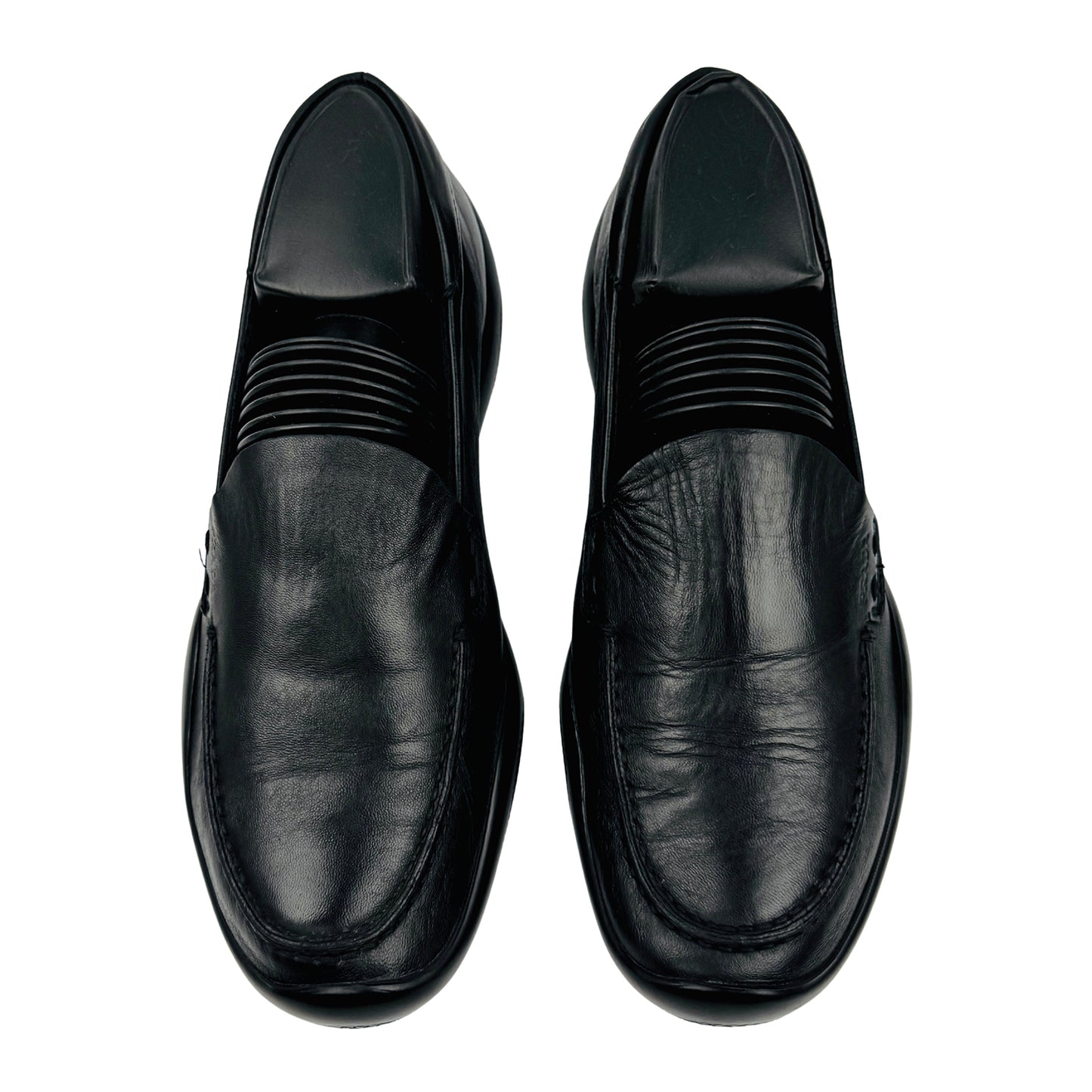 Prada Black Leather Loafers (Size 36/36.5) - 3818
