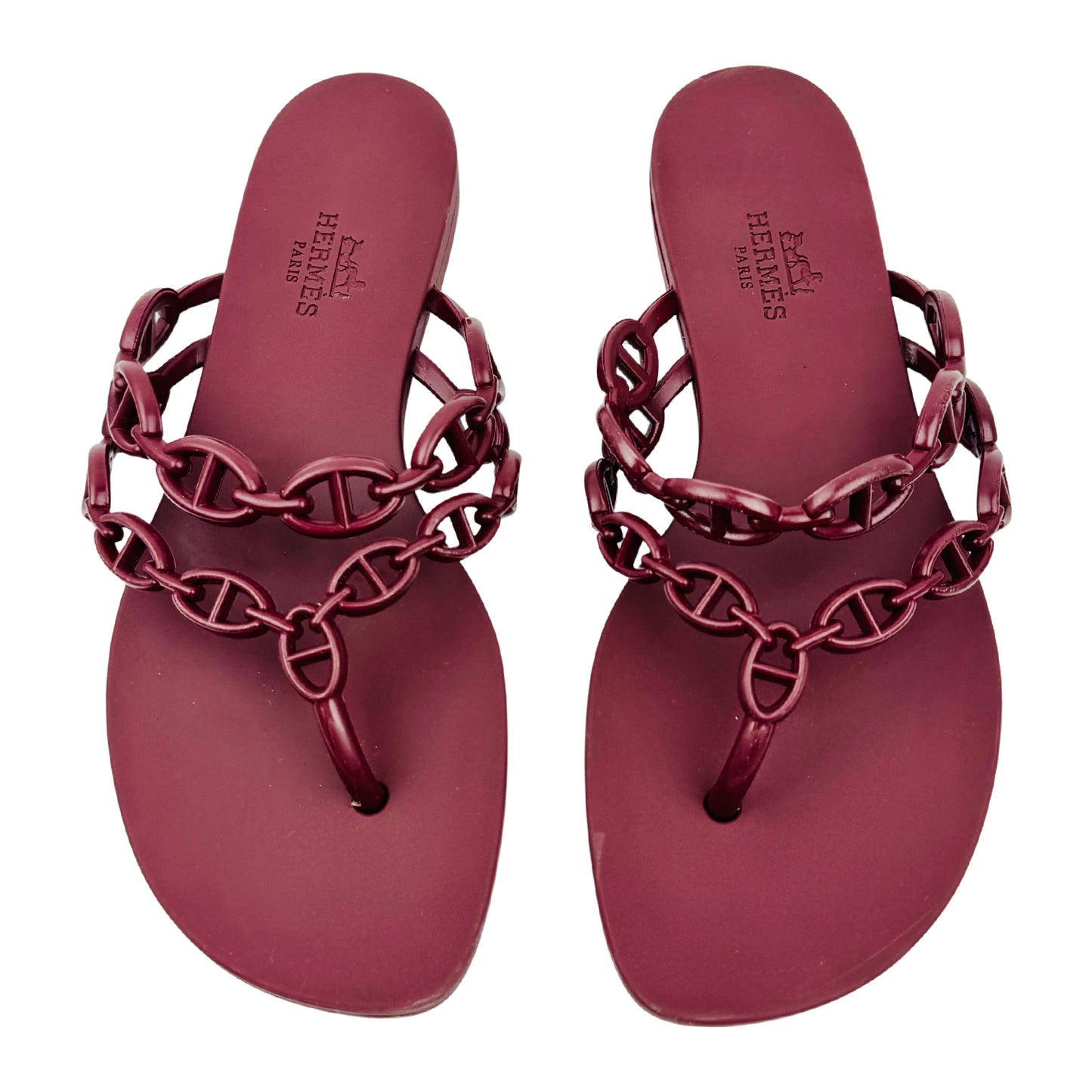 Hermès Women's Island 'Rough H' Sandal Slippers (Size 35)