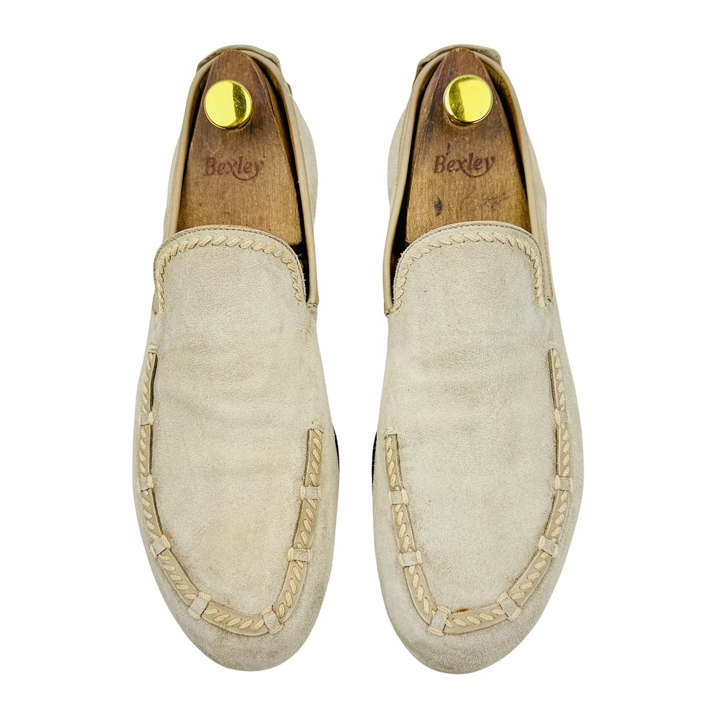 Berluti Men's Beige Suede Loafers (Size 42.5/43)