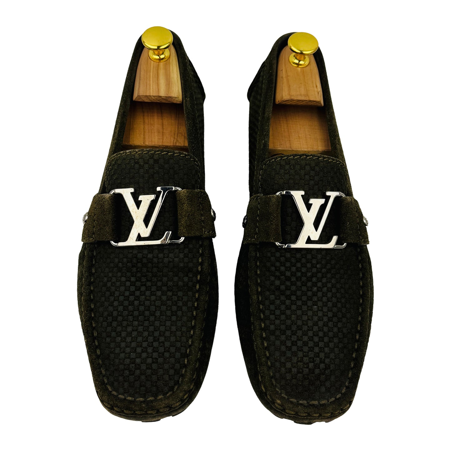 Louis Vuitton Monte Carlo 'Olive Green' Loafers (Size 42/42.5)