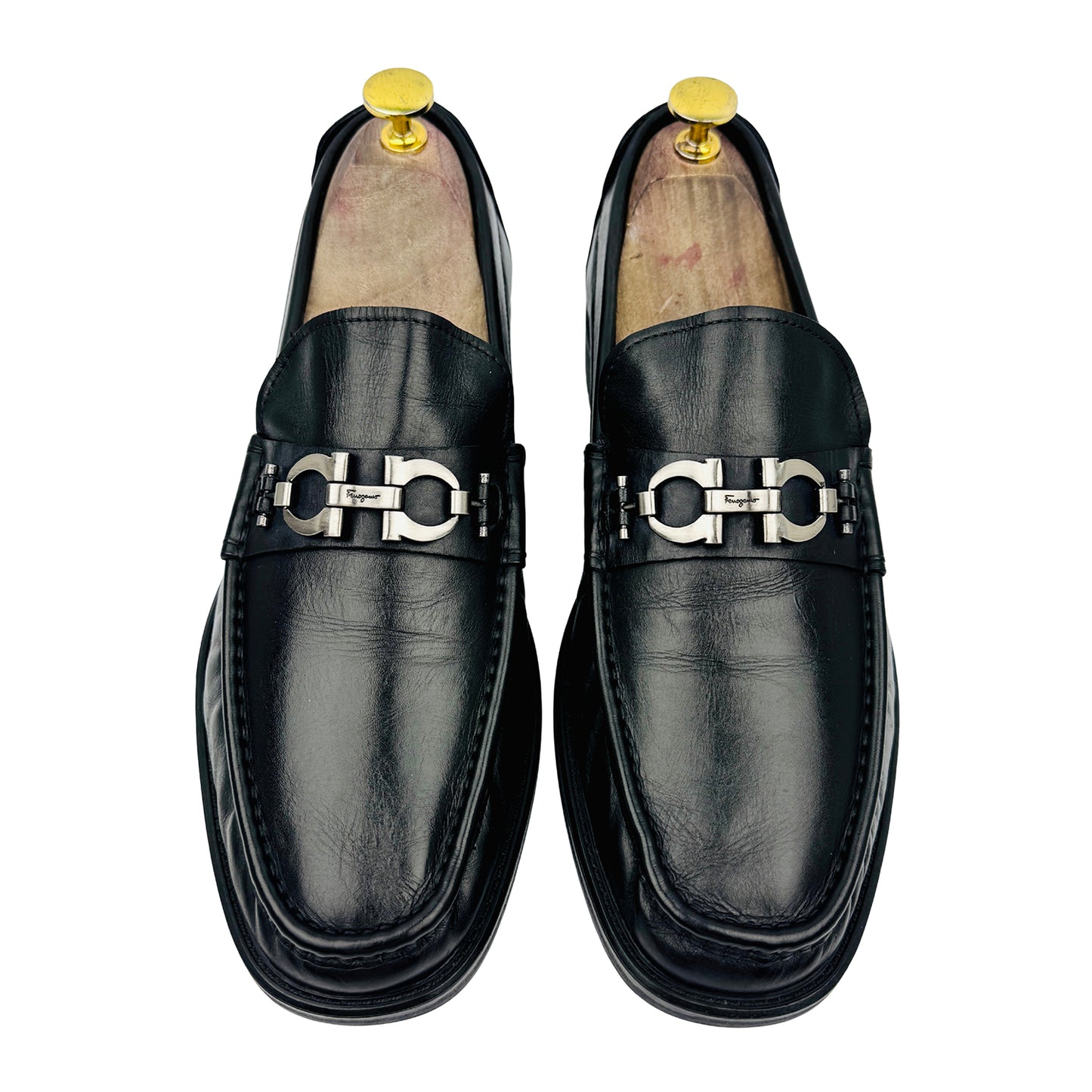 Salvatore Ferragamo Men's Gancini Ornament Loafers (Size 41/41.5)