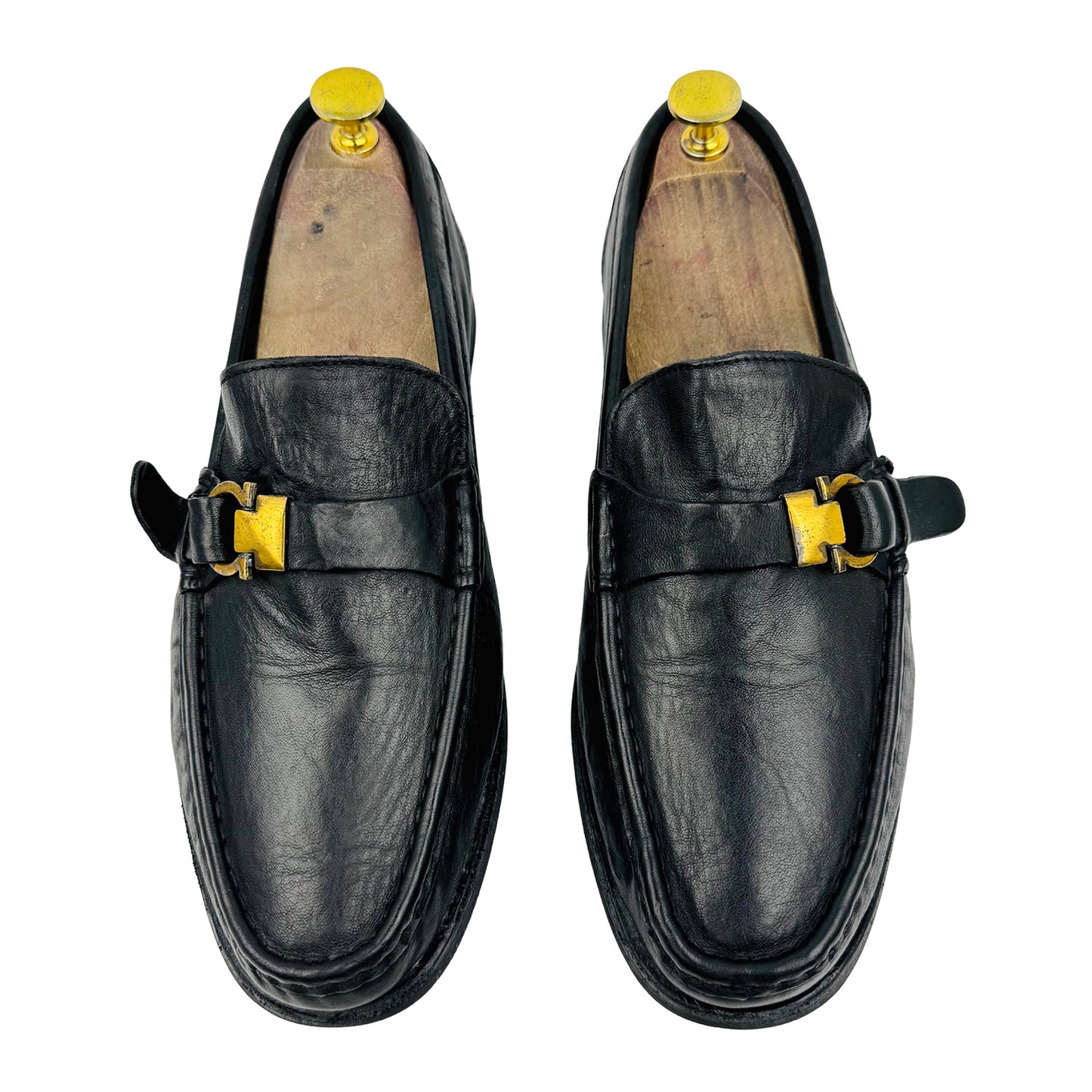 Salvatore Ferragamo Black Loafers (Size 41.5)