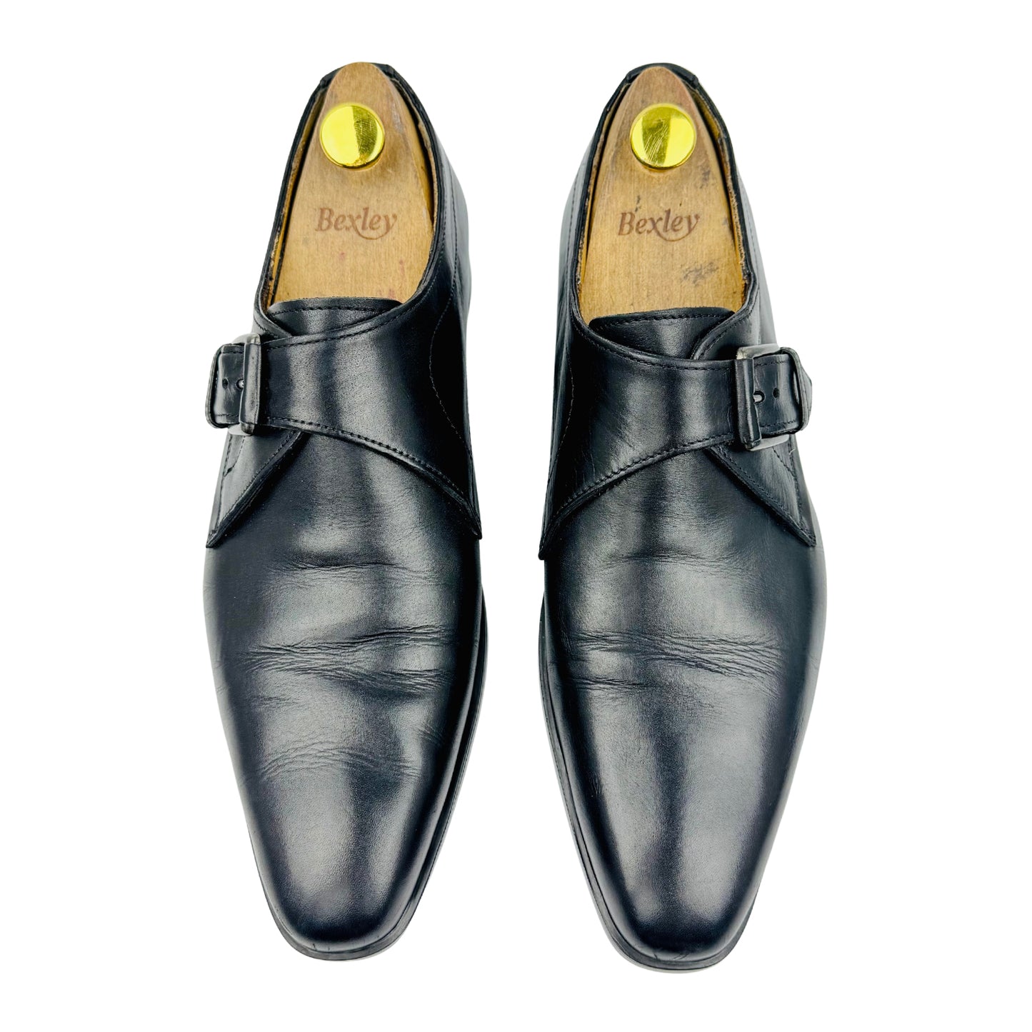 Giorgio 1958 Serrano Nero Monk Strap Shoes (Size 42.5/43)