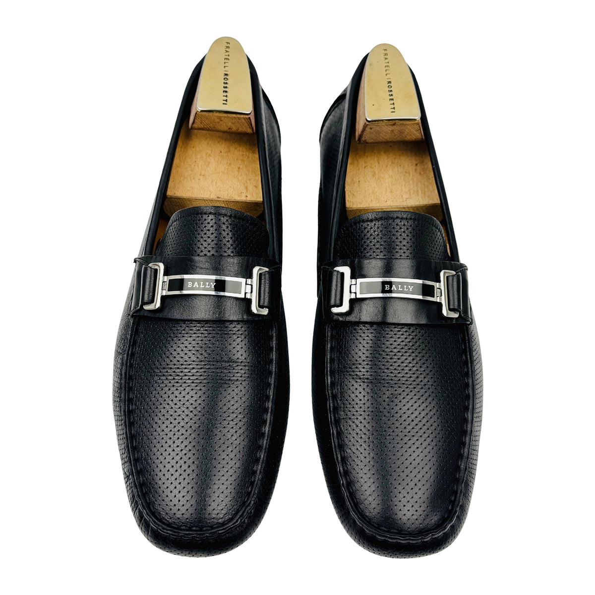 Bally Drulio Perforated Leather Loafers (Size 46) - 6211255