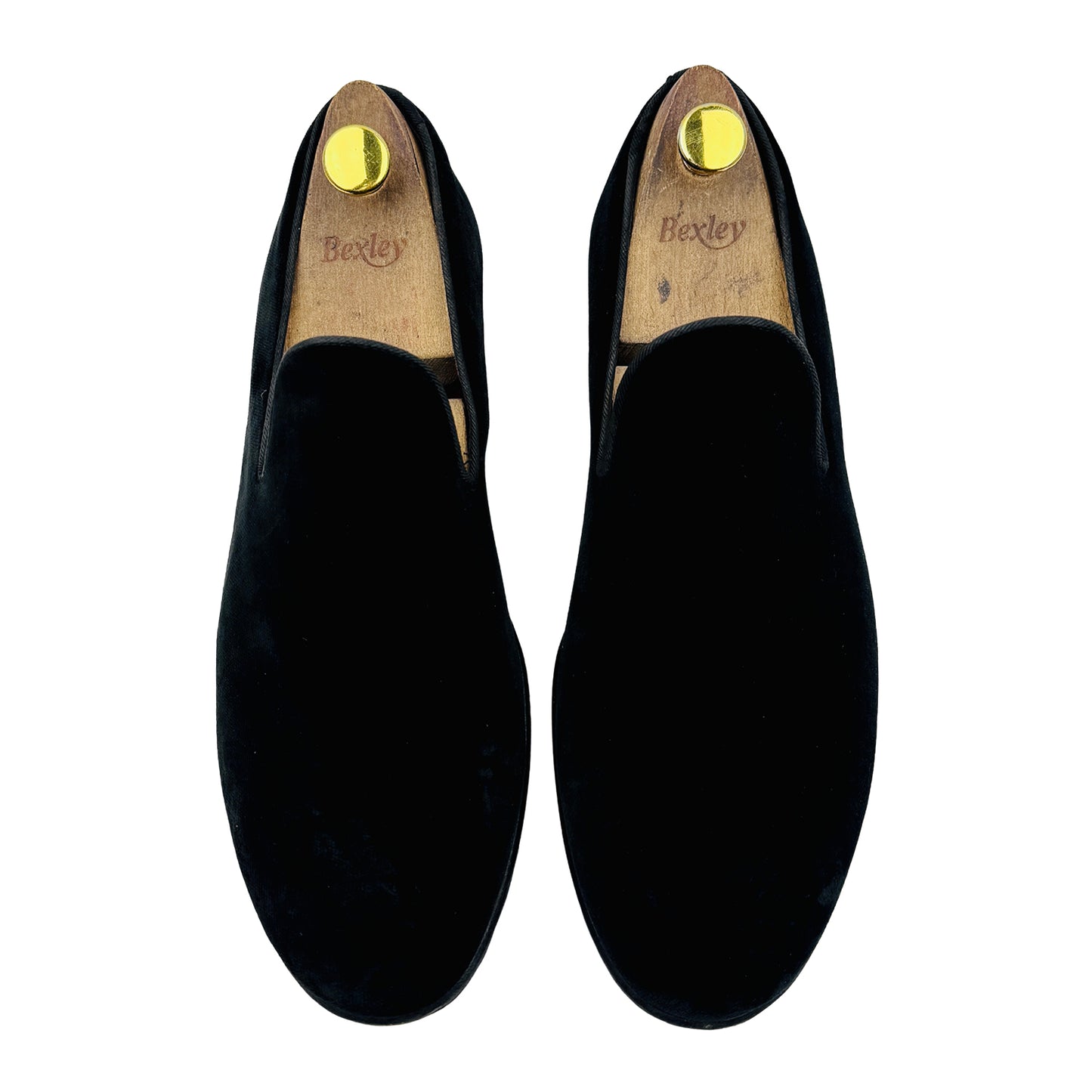 Dolce & Gabbana Men's Black Velvet Shoes (Size 44)