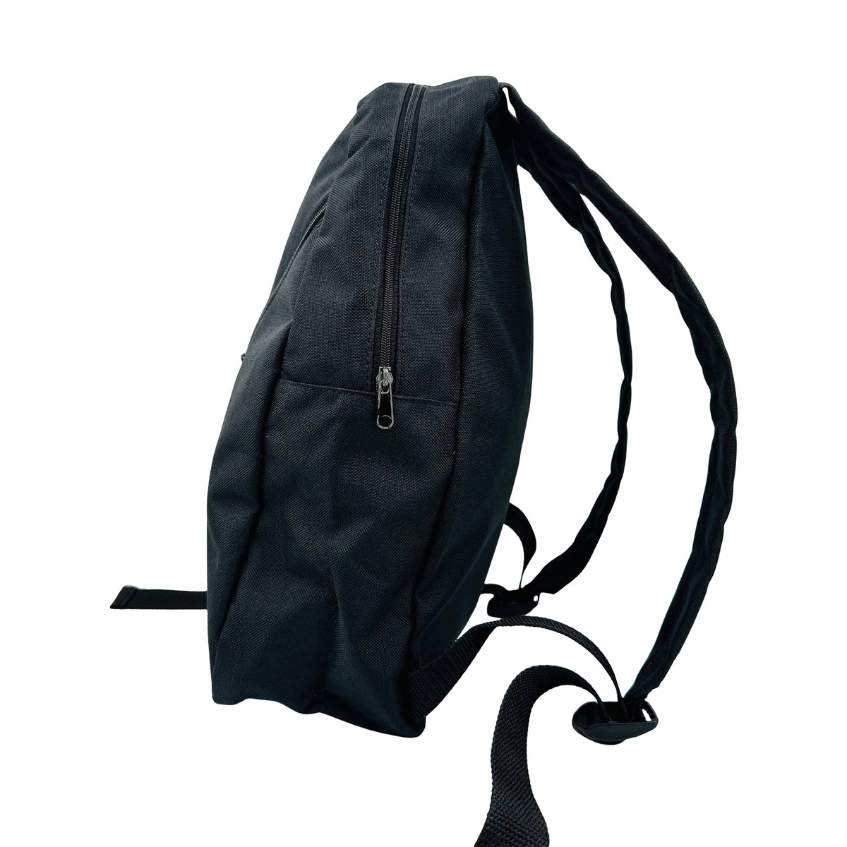 Adidas Distressed Diagonal-Zip Black Backpack - 397371