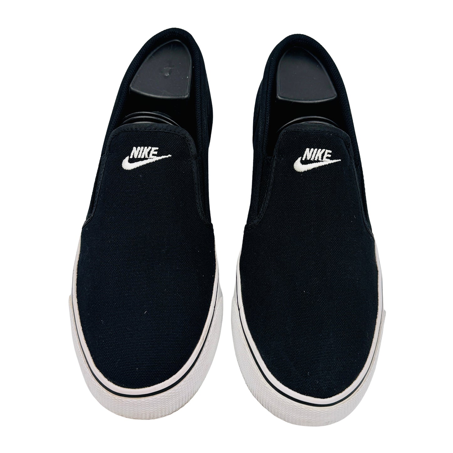 Nike Toki Slip Canvas 'Black White' Shoes (Size 41) - 724770-010