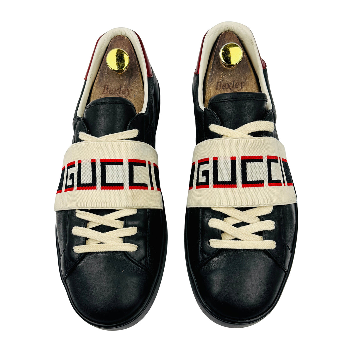 Gucci Ace Stripe Low-Top Sneakers (Size 43) - 523469 0FIV0 1076