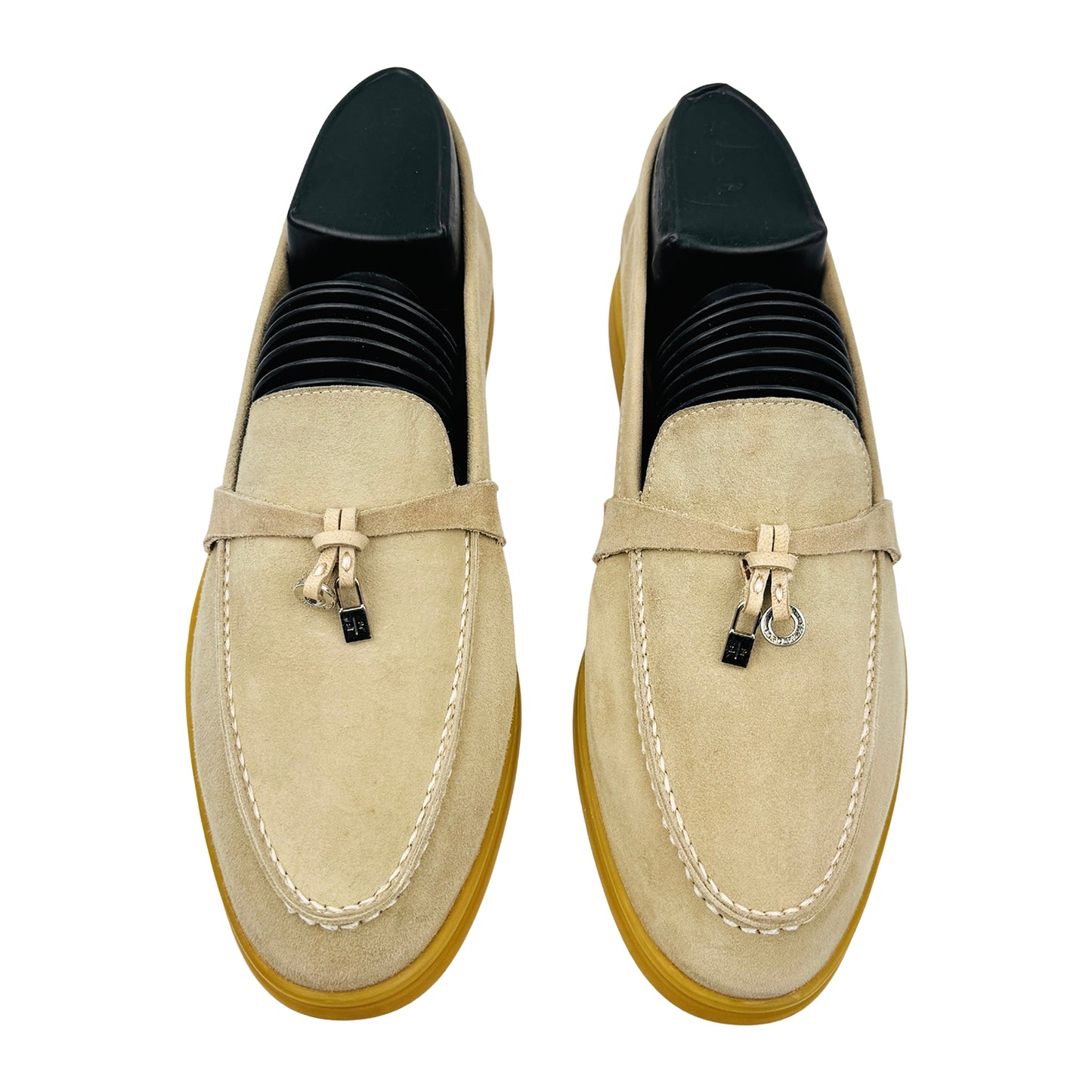 Loro Piana Summer Charms Walk Beige Loafers (Size 39) - L 53762
