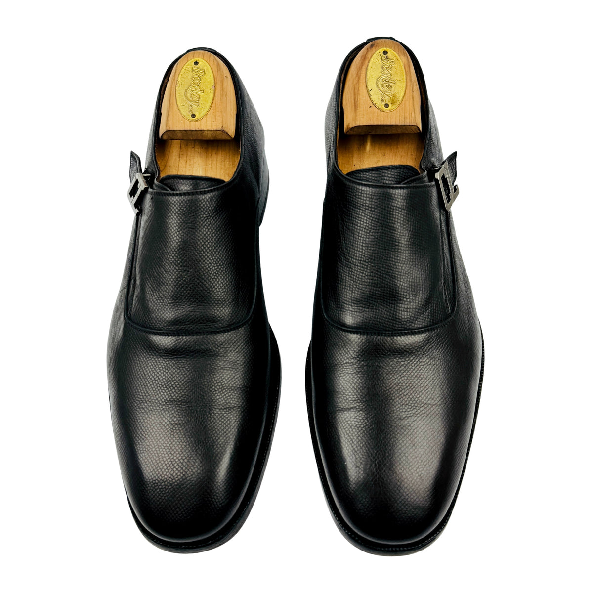 Christian Louboutin Dark Brown Single Monk Strap Shoes (Size 42)