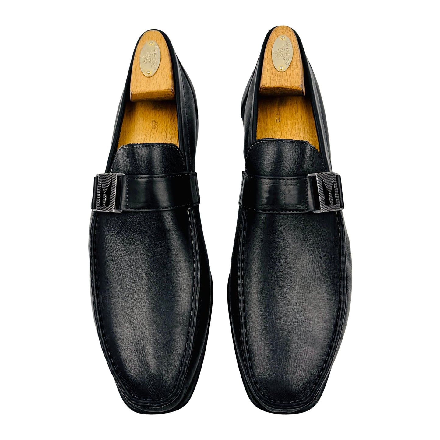 Moreschi Leather Buckle Loafers (Size 44/44.5)