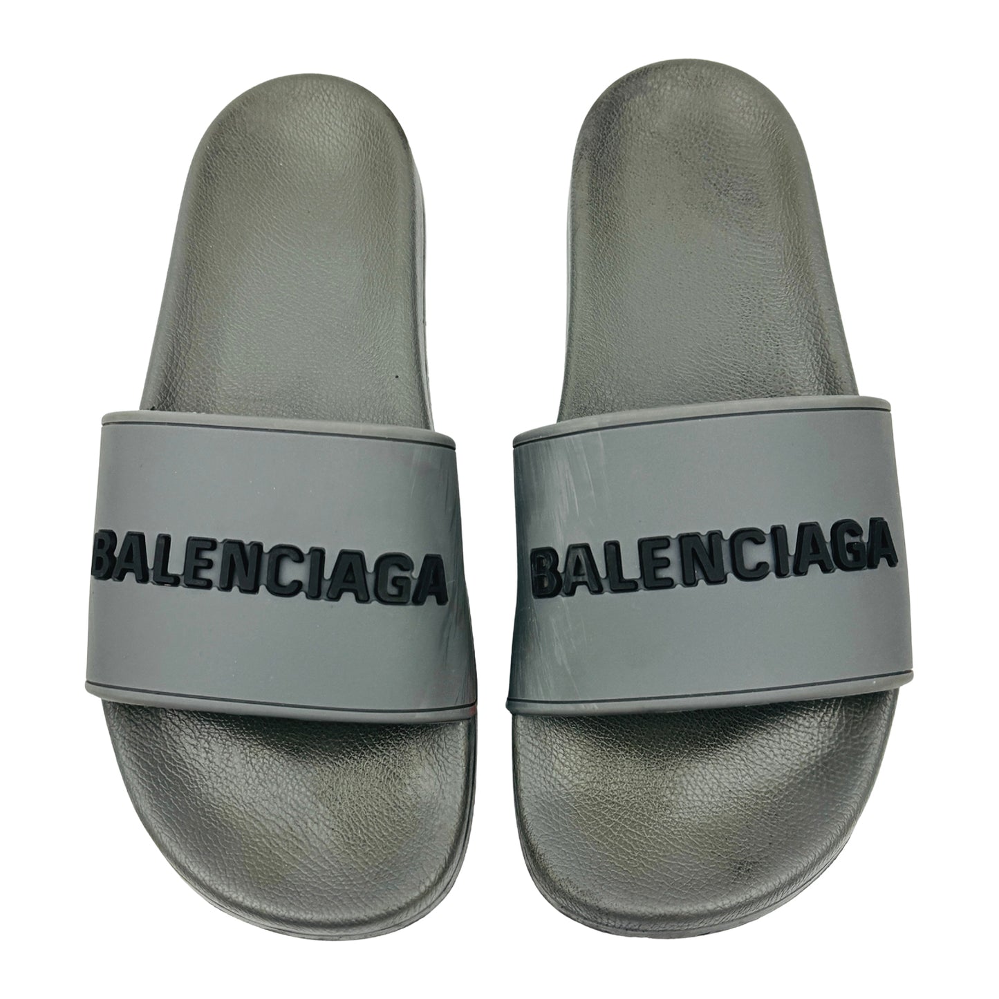 Balenciaga Pool Grey TPU Slides (Size 42)
