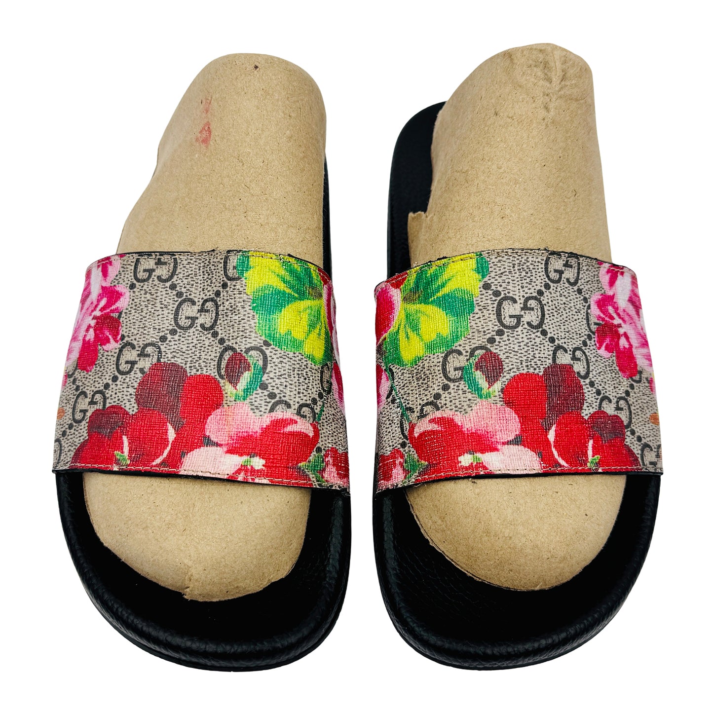 Gucci GG Blooms Supreme Floral Slides (Size 39/40) - 408508 KU200 8919