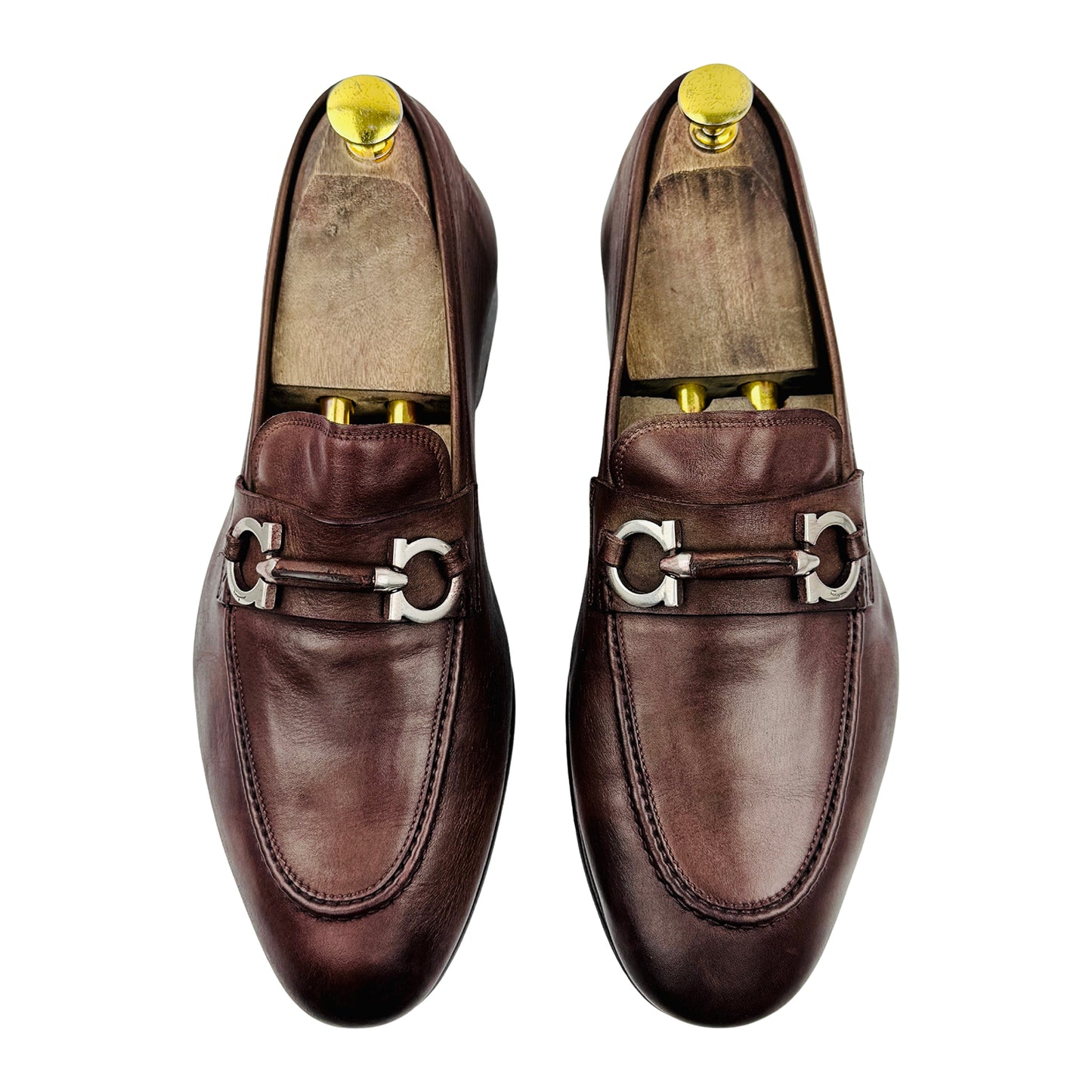 Salvatore Ferragamo Gancini Buckle Loafers (Size 42.5)