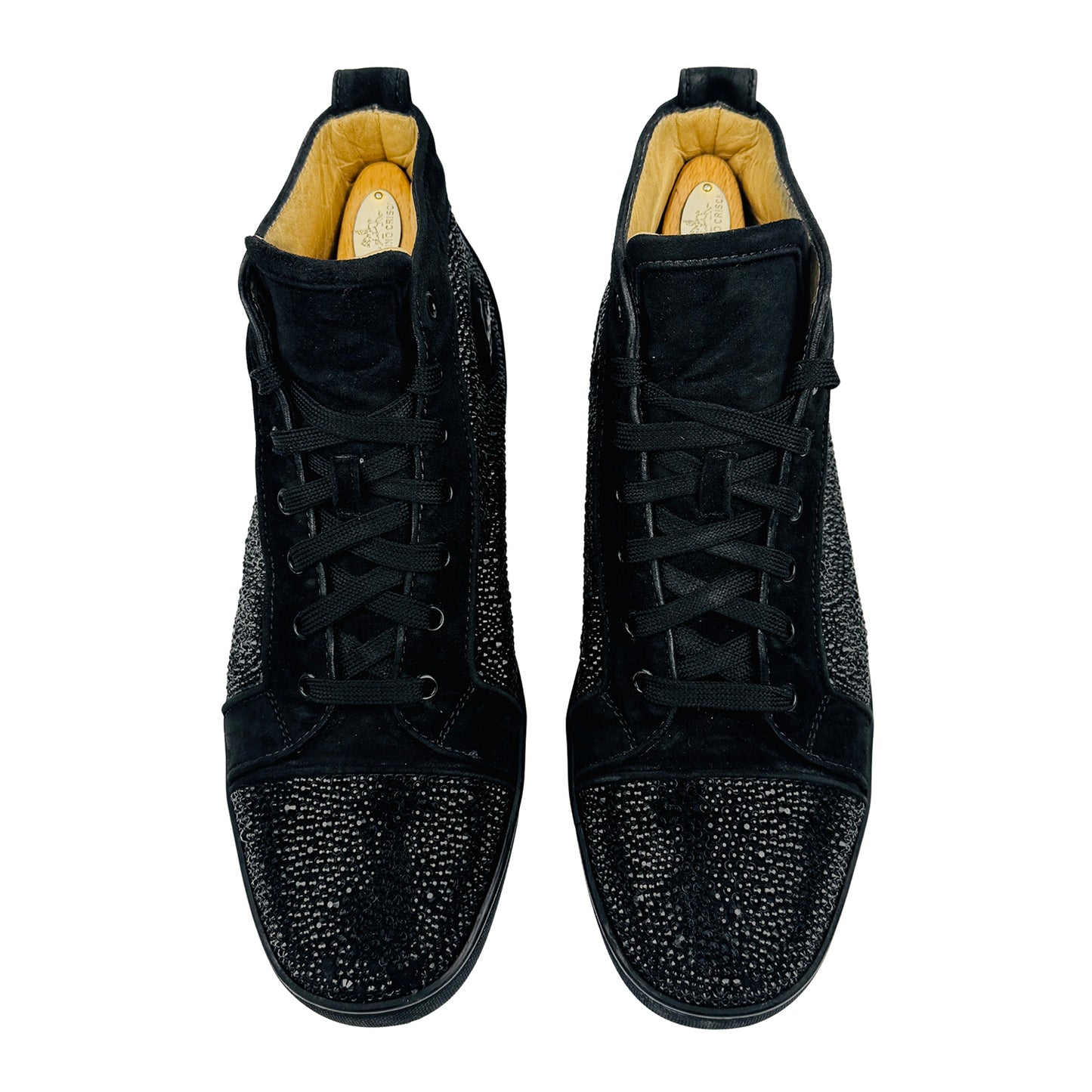 Christian Louboutin Louis Strass High Top Sneakers (Size 43/43.5)