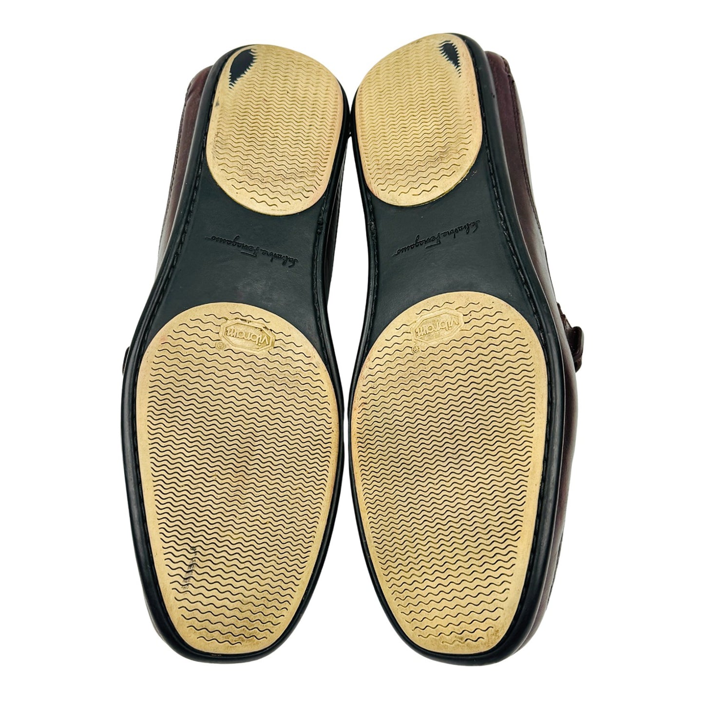 Salvatore Ferragamo Dark Brown Buckle Loafers (Size 41/41.5)