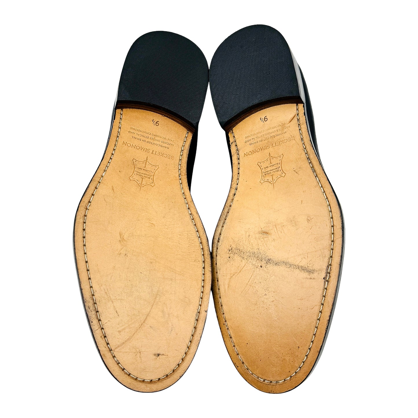Beckett Simonon Roy Leather Penny Loafers (Size 42.5)