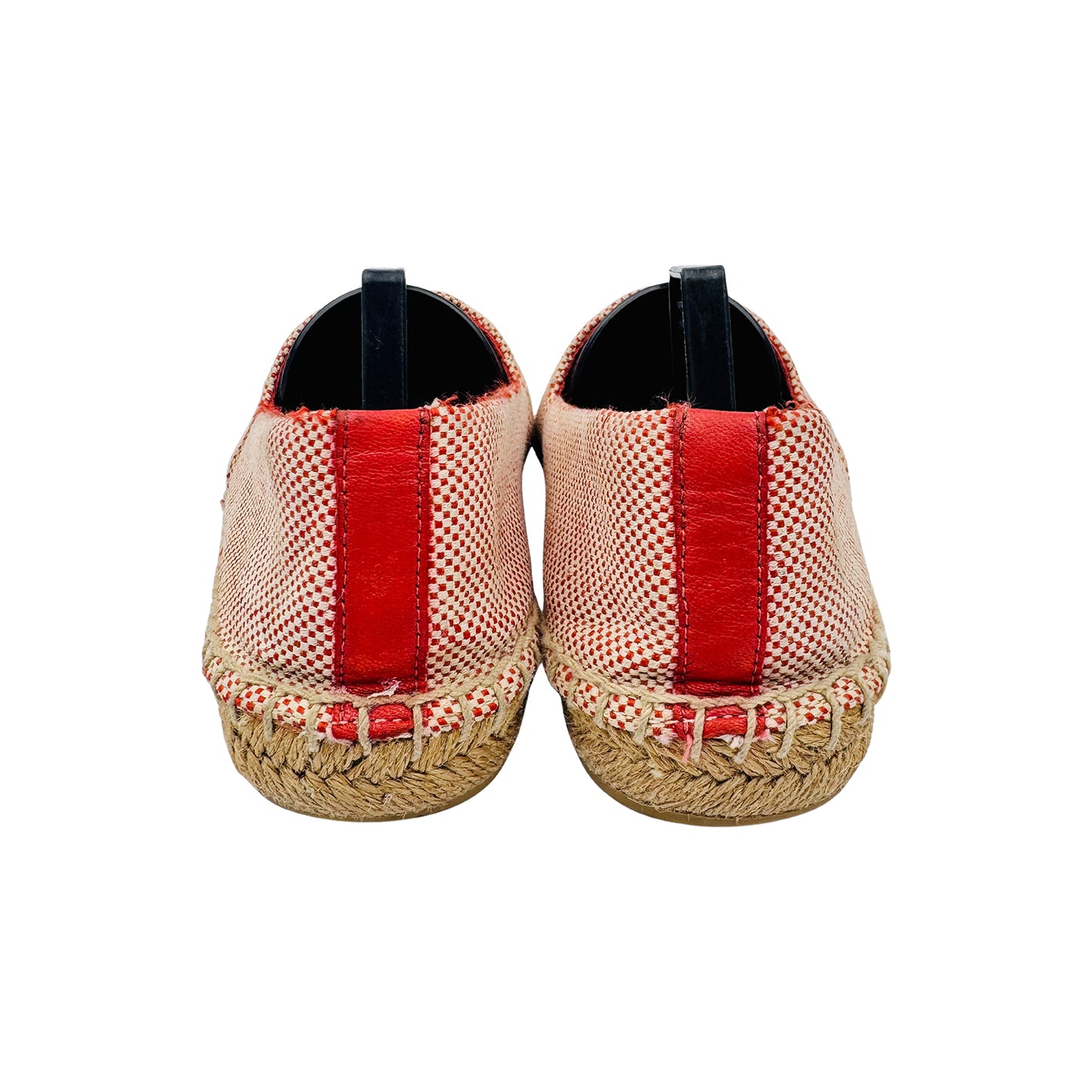 Tory Burch Women's Red Espadrille Shoes (Size 37.5)