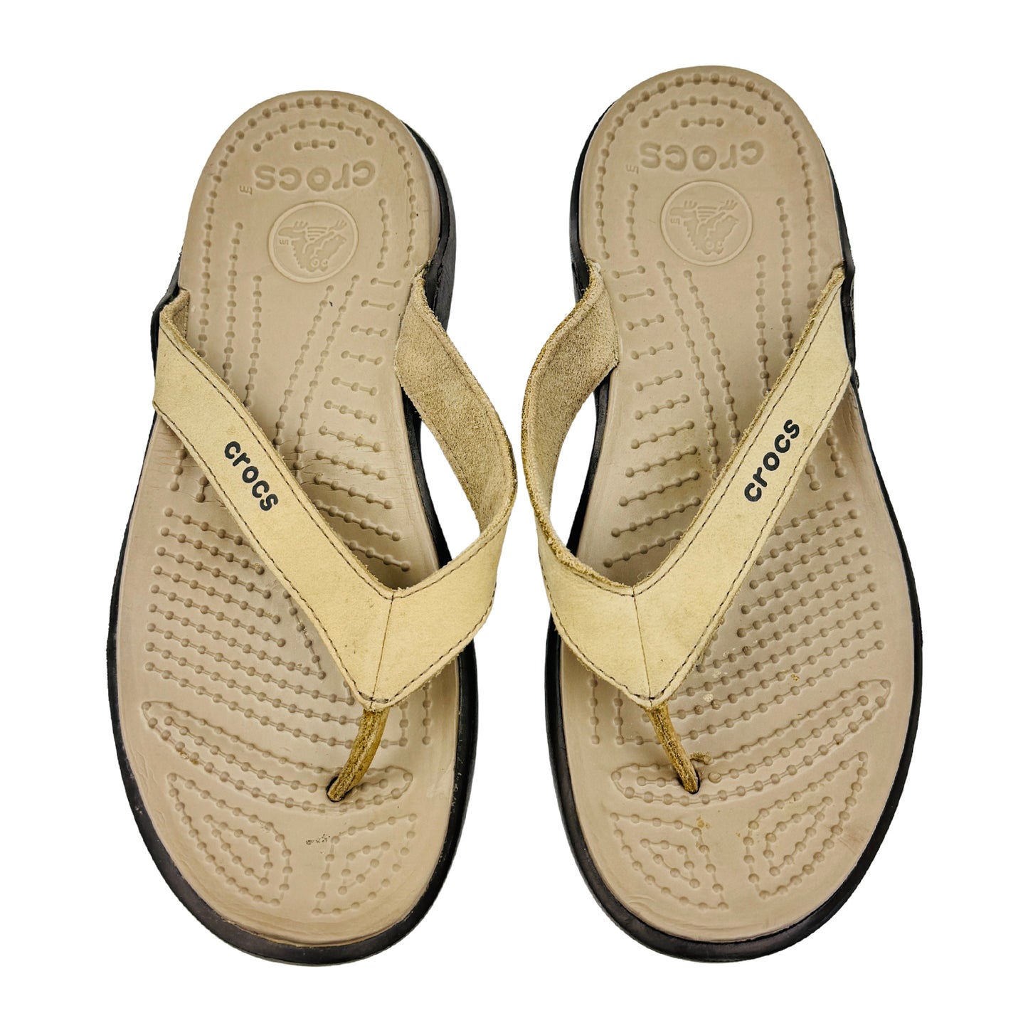 Crocs Capri V 'Beige Brown' Slippers (Size 39)