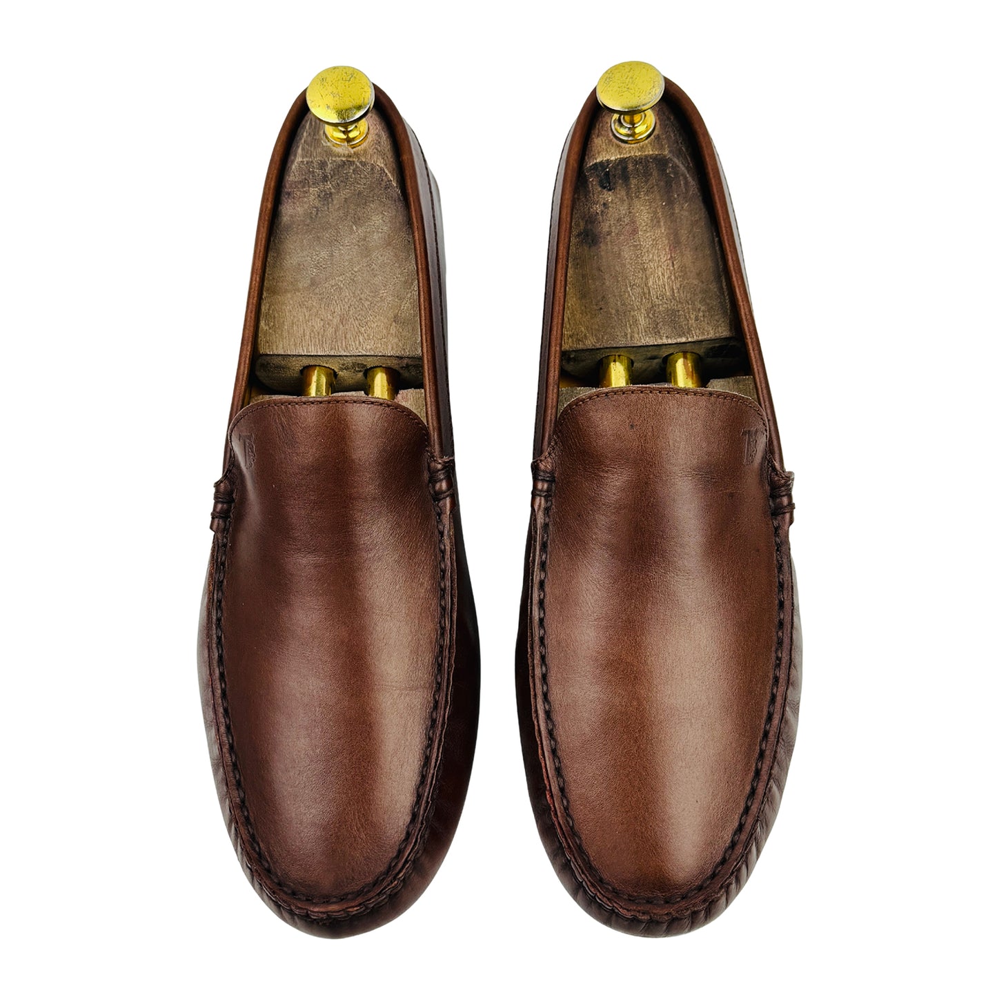 Tod's Brown Leather Gommino Loafers (Size 42/42.5)