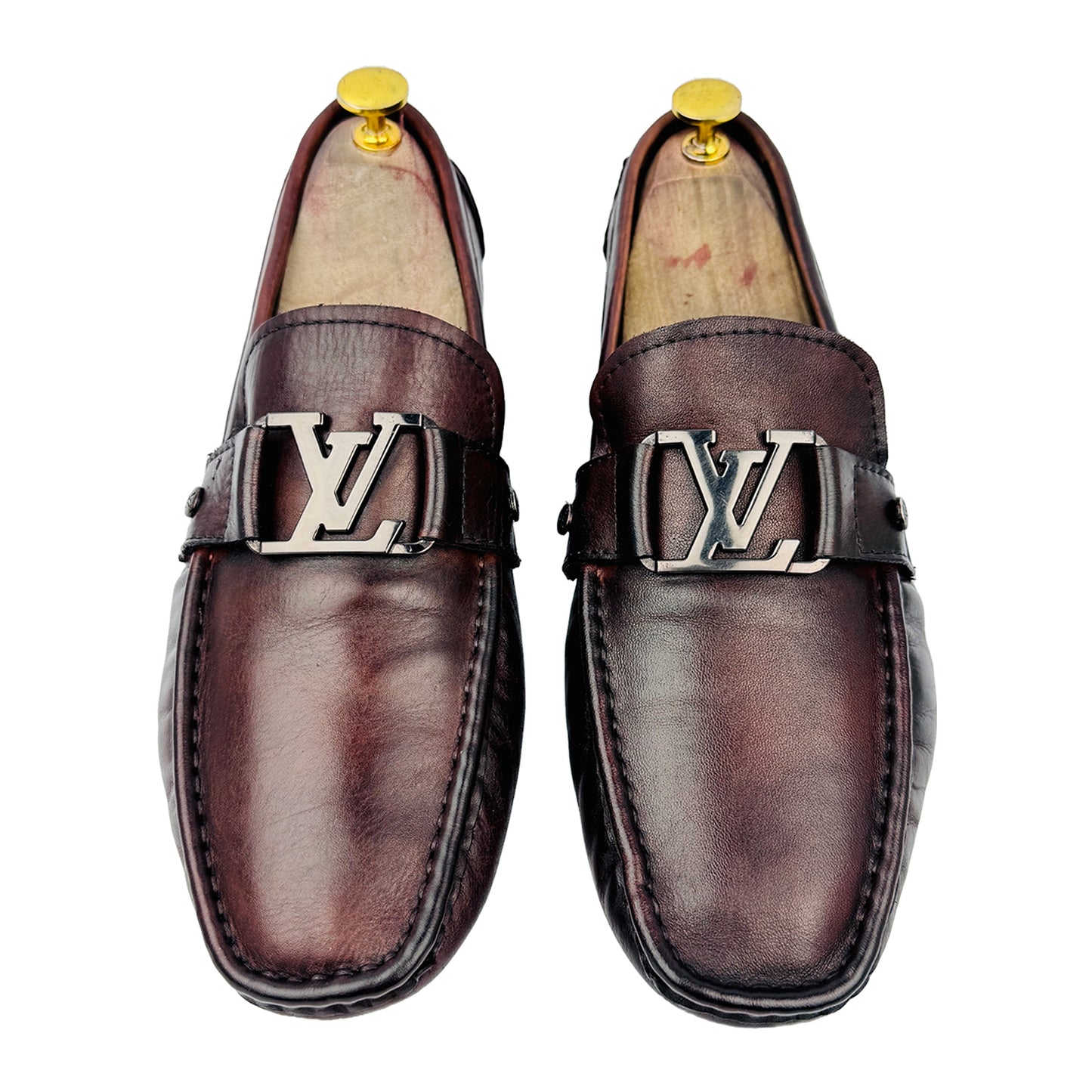 Louis Vuitton Monte Carlo Brown Moccasin Shoes (Size 42.5)