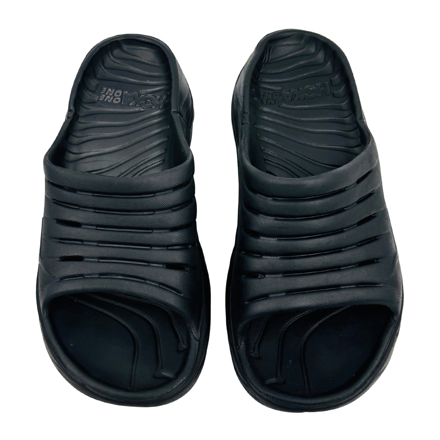 Hoka Ora Recovery Black Slides (Size 40)