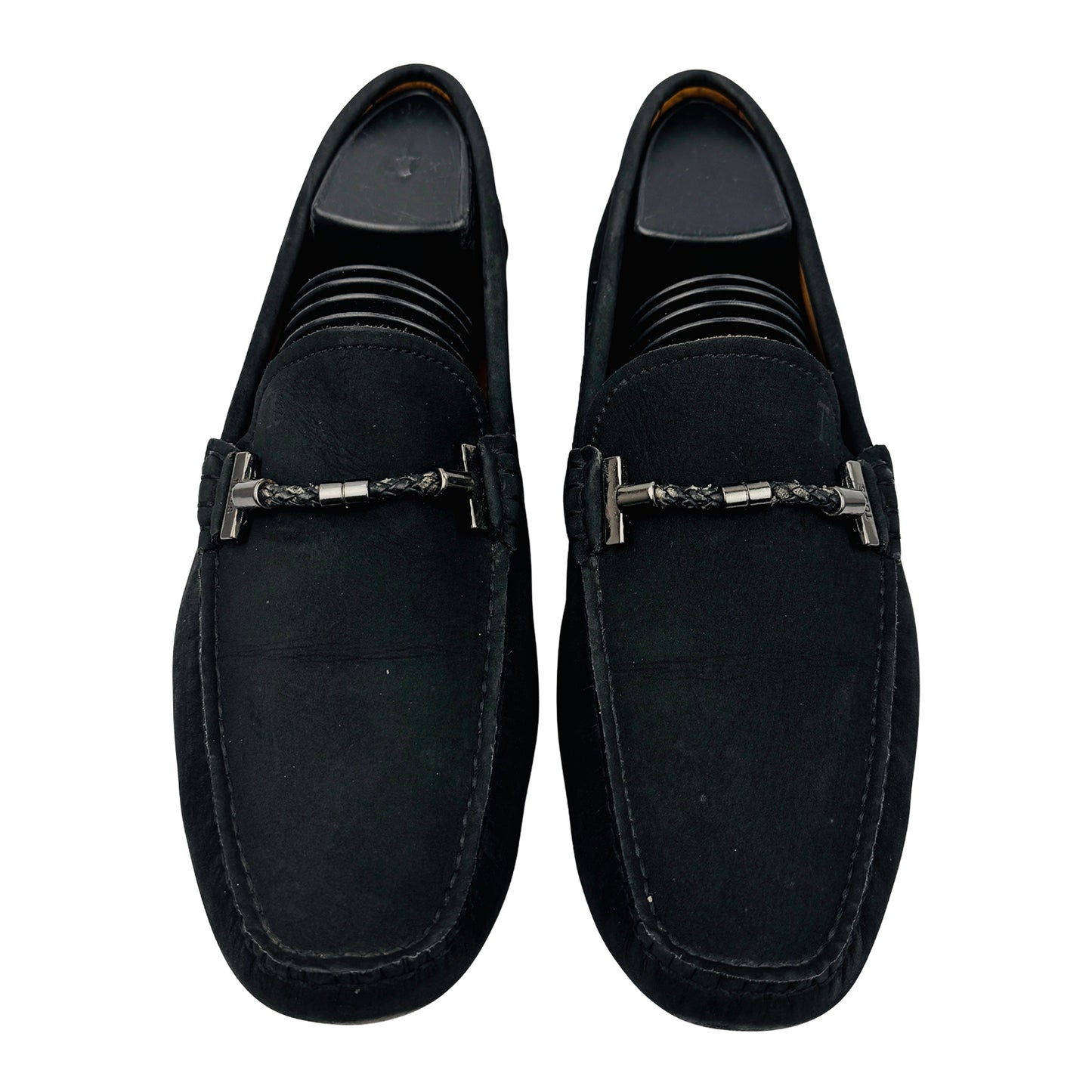 Tod's Gommino Driving Black Suede Loafers (Size 40.5/41)