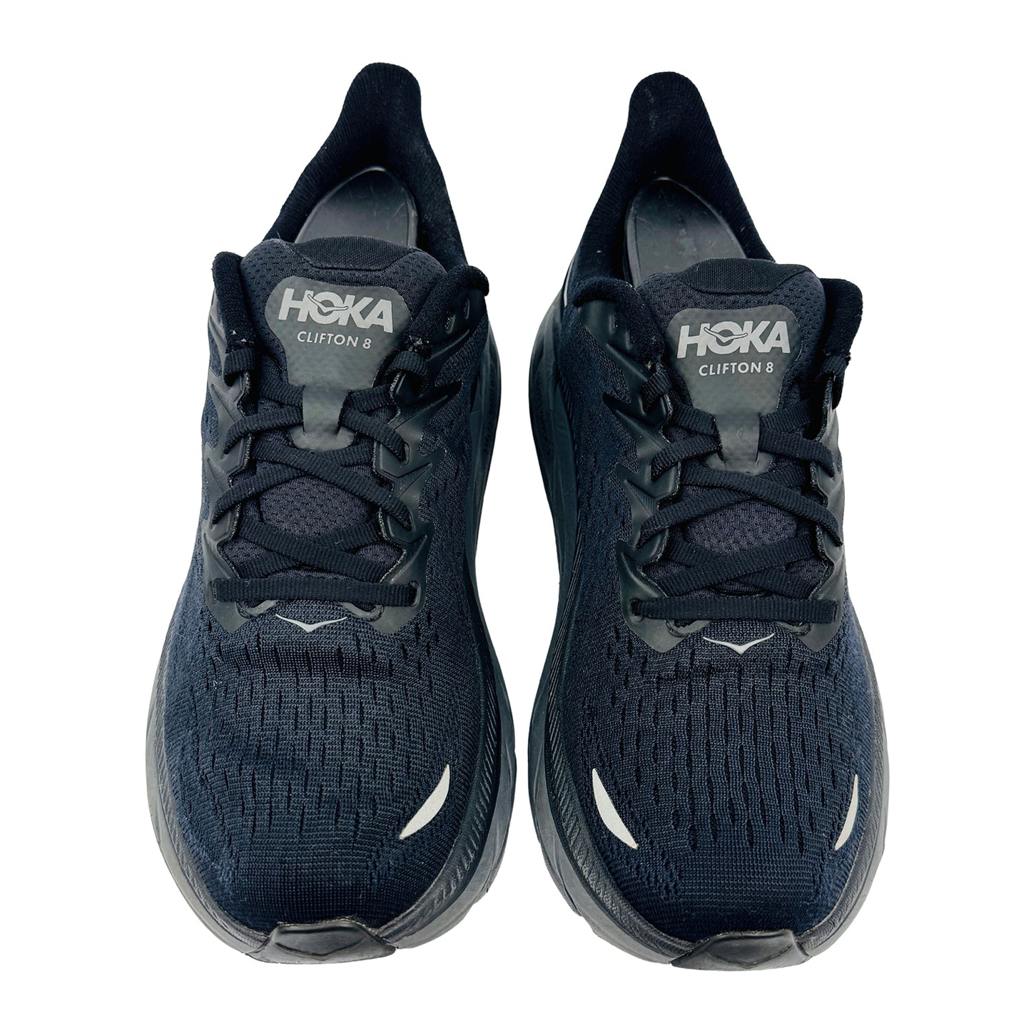 Hoka One One Clifton 8 Black Shoes (Size 42/42.5) - 1119393‑BBLC