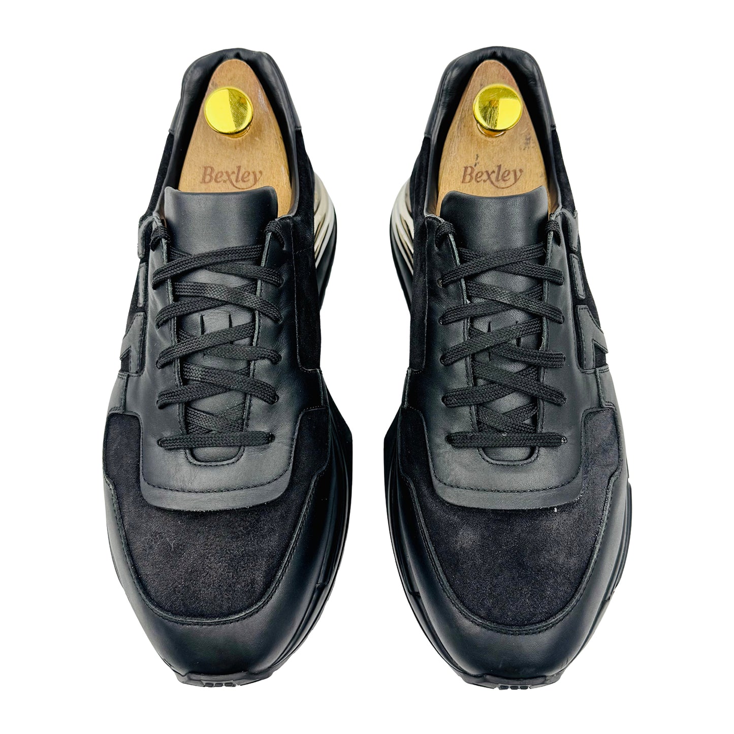 Salvatore Ferragamo Gancini Black Sneakers (Size 42.5)