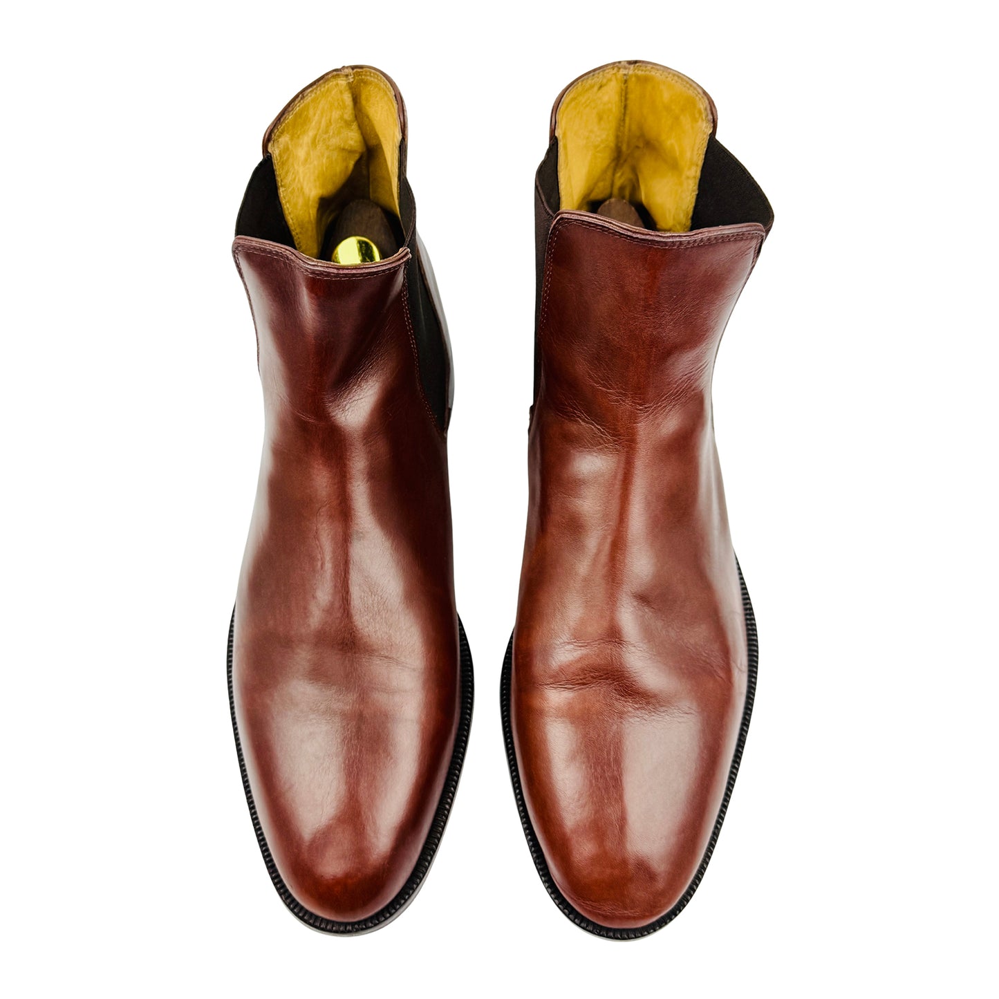 Bally Men's 'Cognac Brown' Chelsea Boots (Size 43.5)