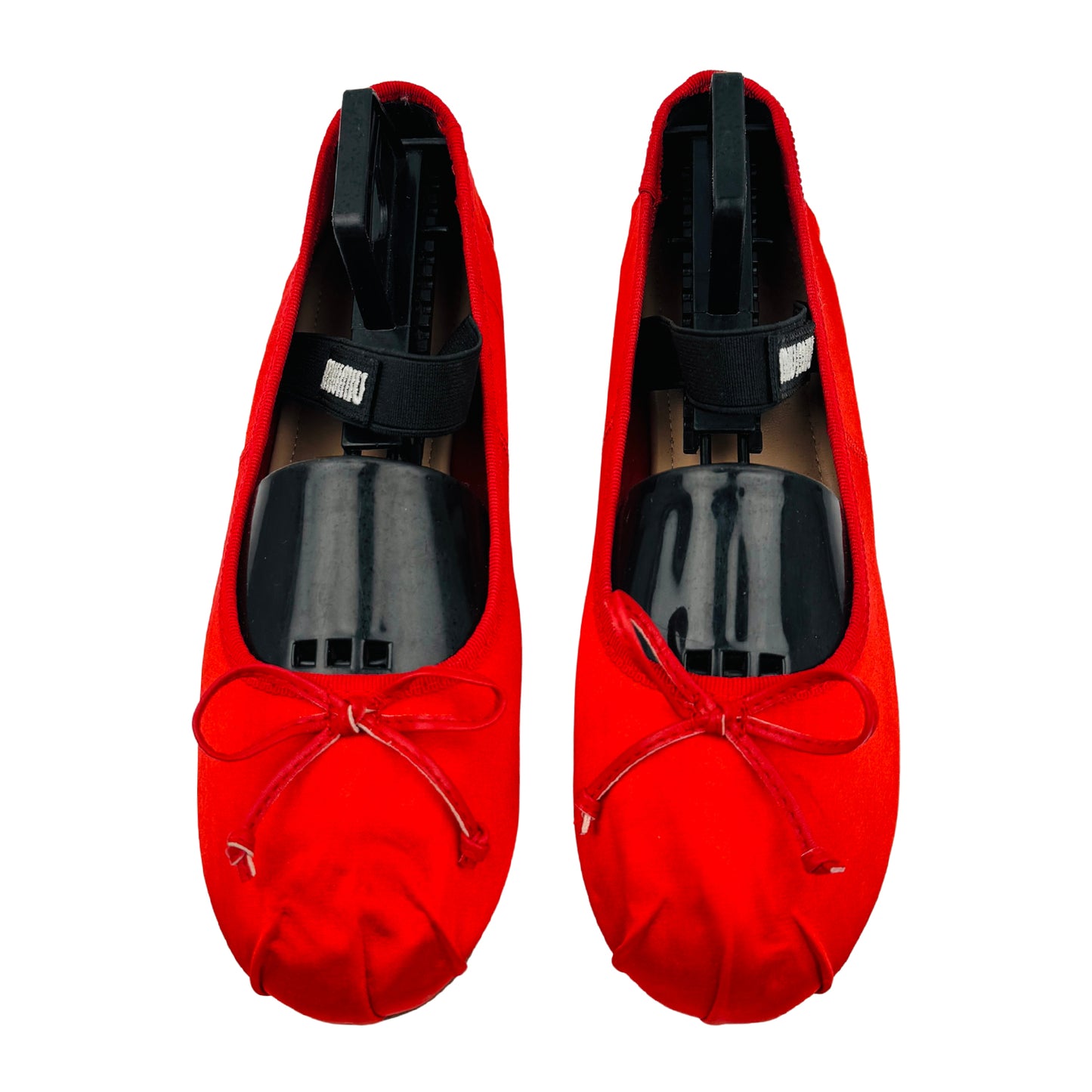 Miu Miu Red Satin Ballerina Flats (Size 36)