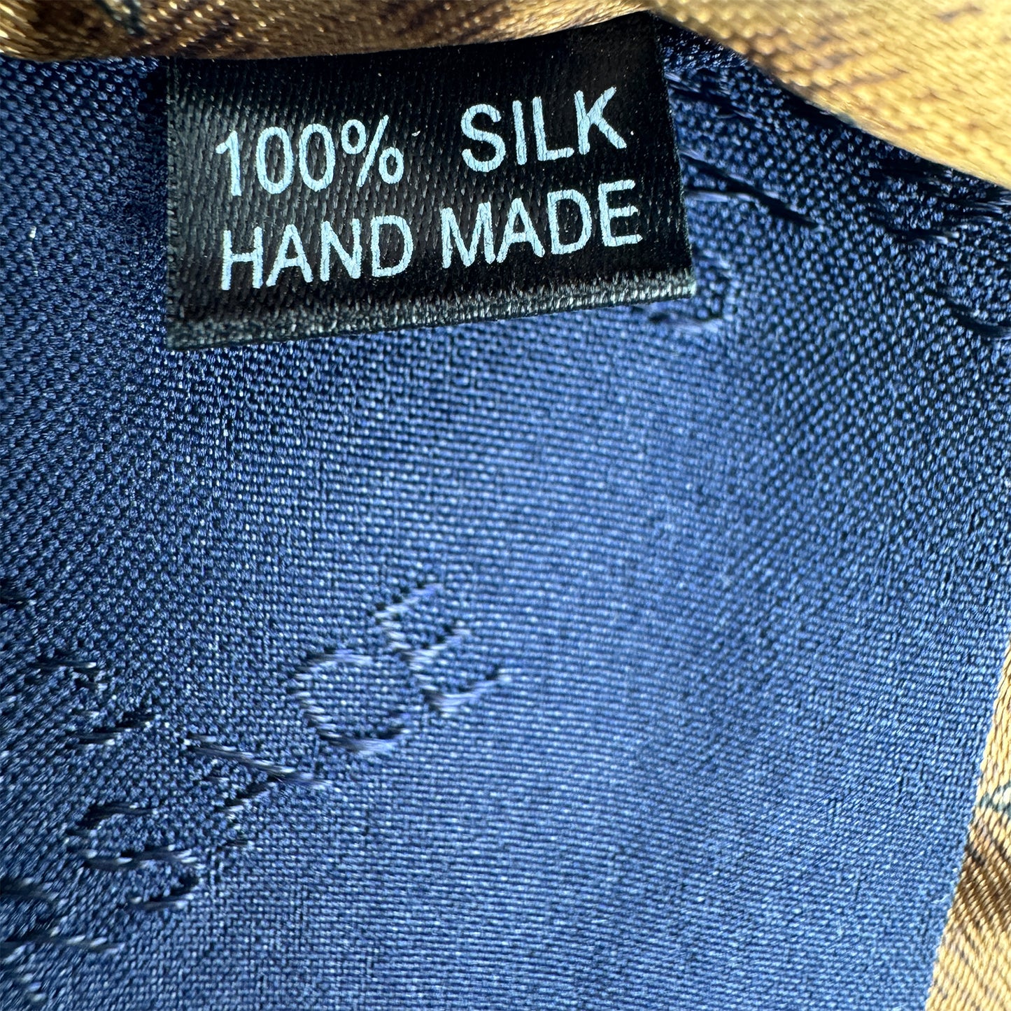 Versace Bronze 'Square Motifs' Silk Tie (Size Regular)