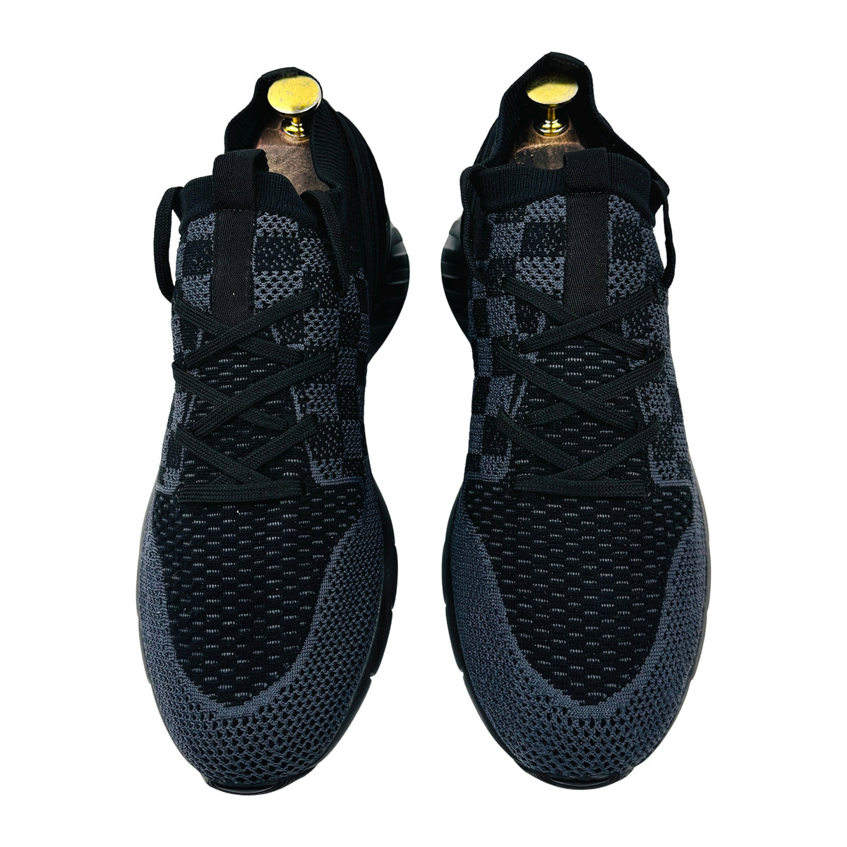 Louis Vuitton Fastlane Black Damier Sneakers (Size 42.5) - 1A41YB
